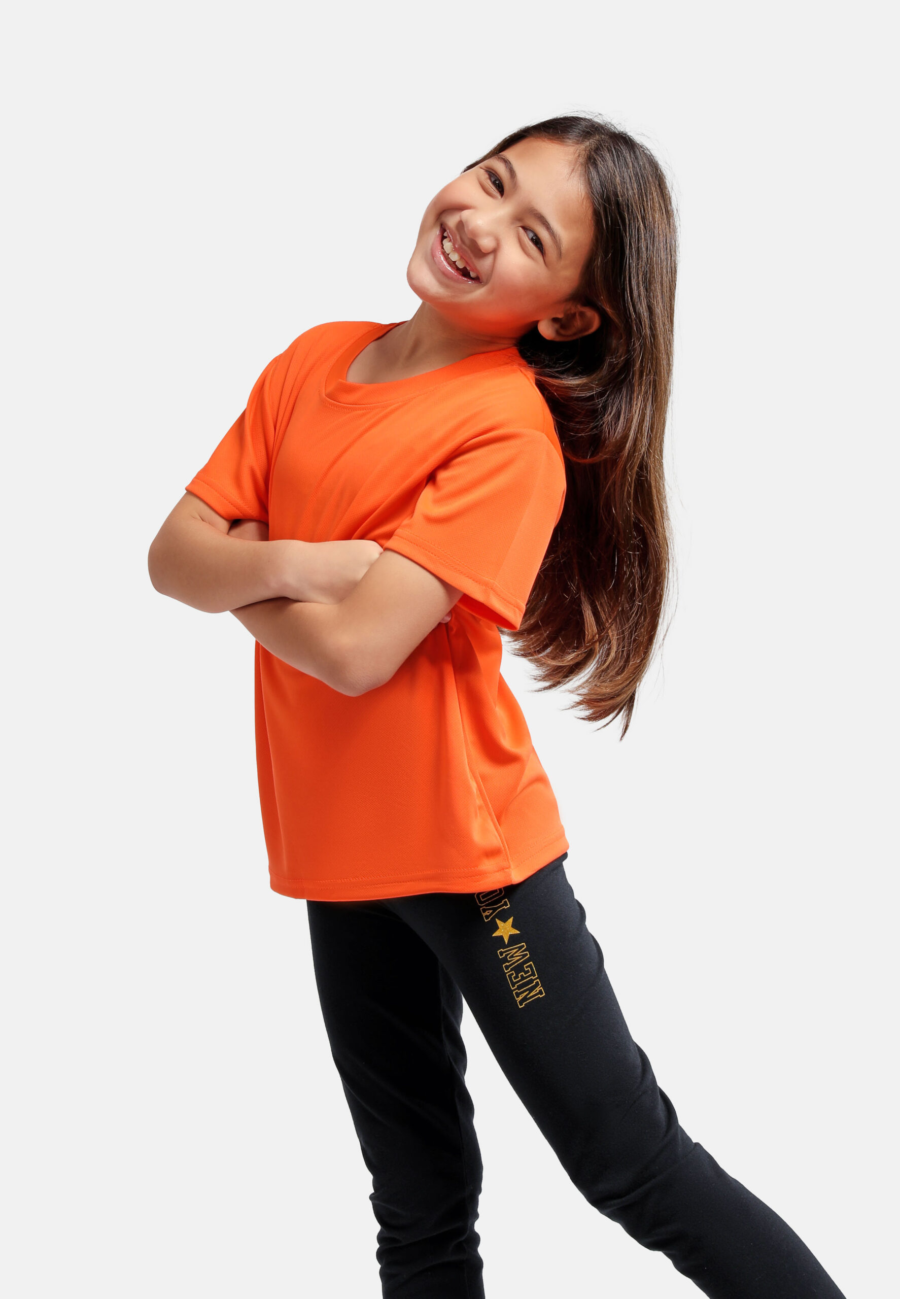 AIRtec Quick Dry- Microfiber Mini Mesh Kids-Orange (PK-903-04) - Image 8