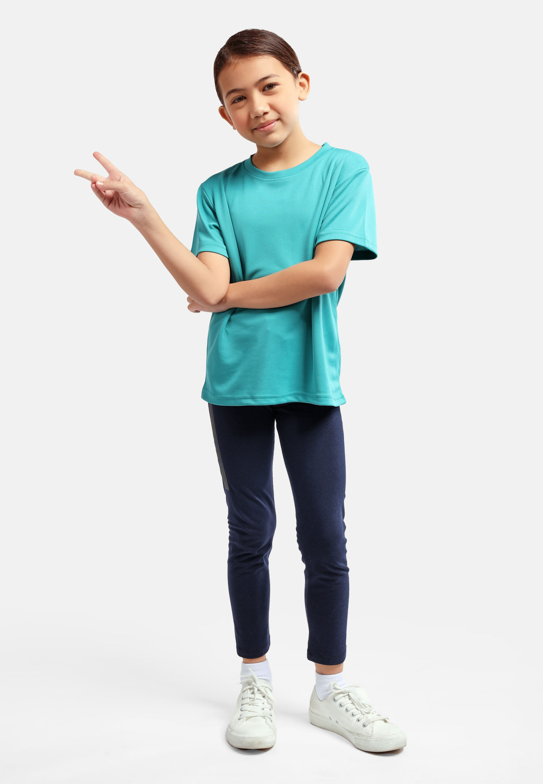 AIRtec Quick Dry- Microfiber Mini Mesh Kids-Turquoise Green (PK-903-23) - Image 8