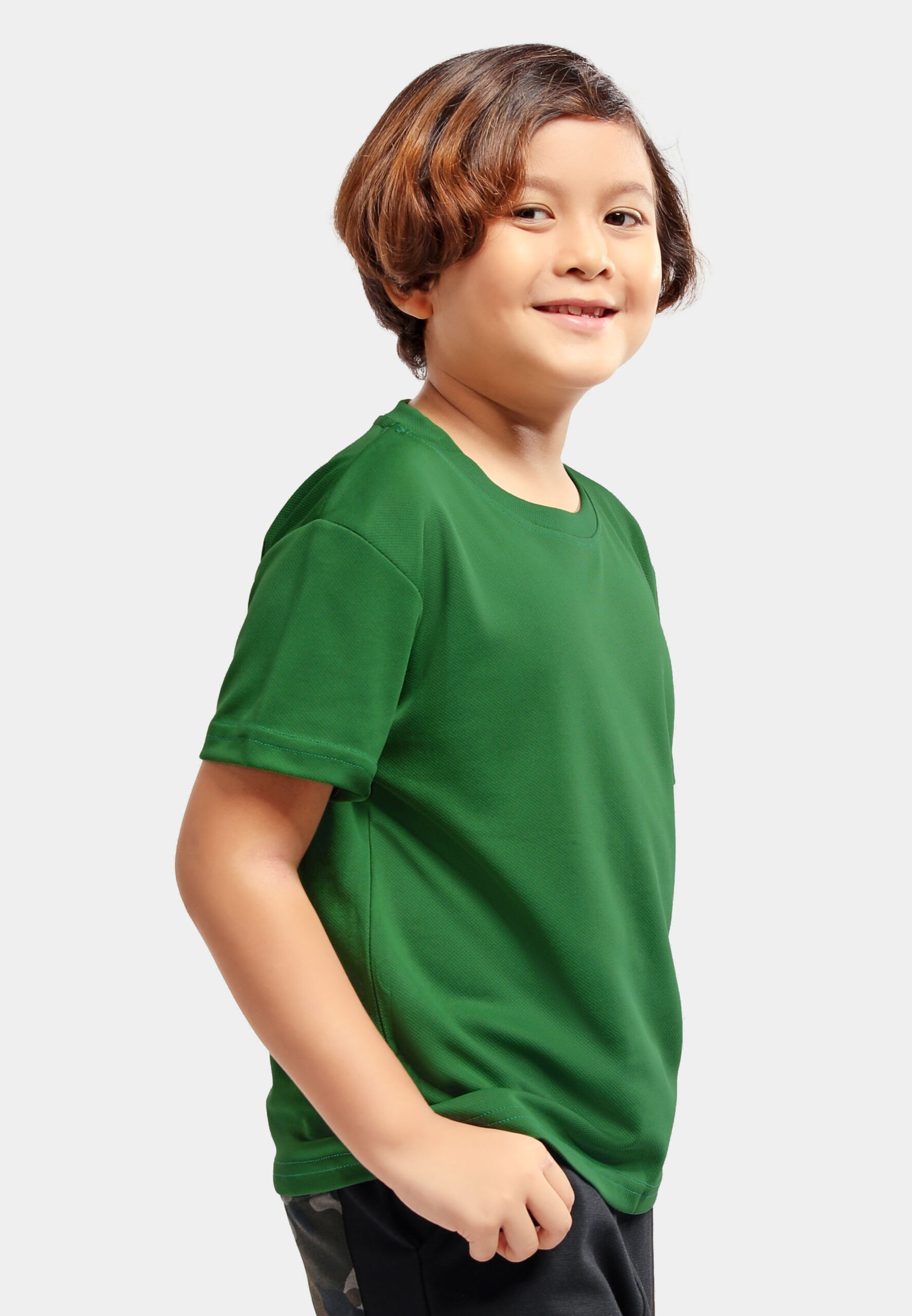 AIRtec Quick Dry- Microfiber Mini Mesh Kids-Army Green (PK-903-28) - Image 3