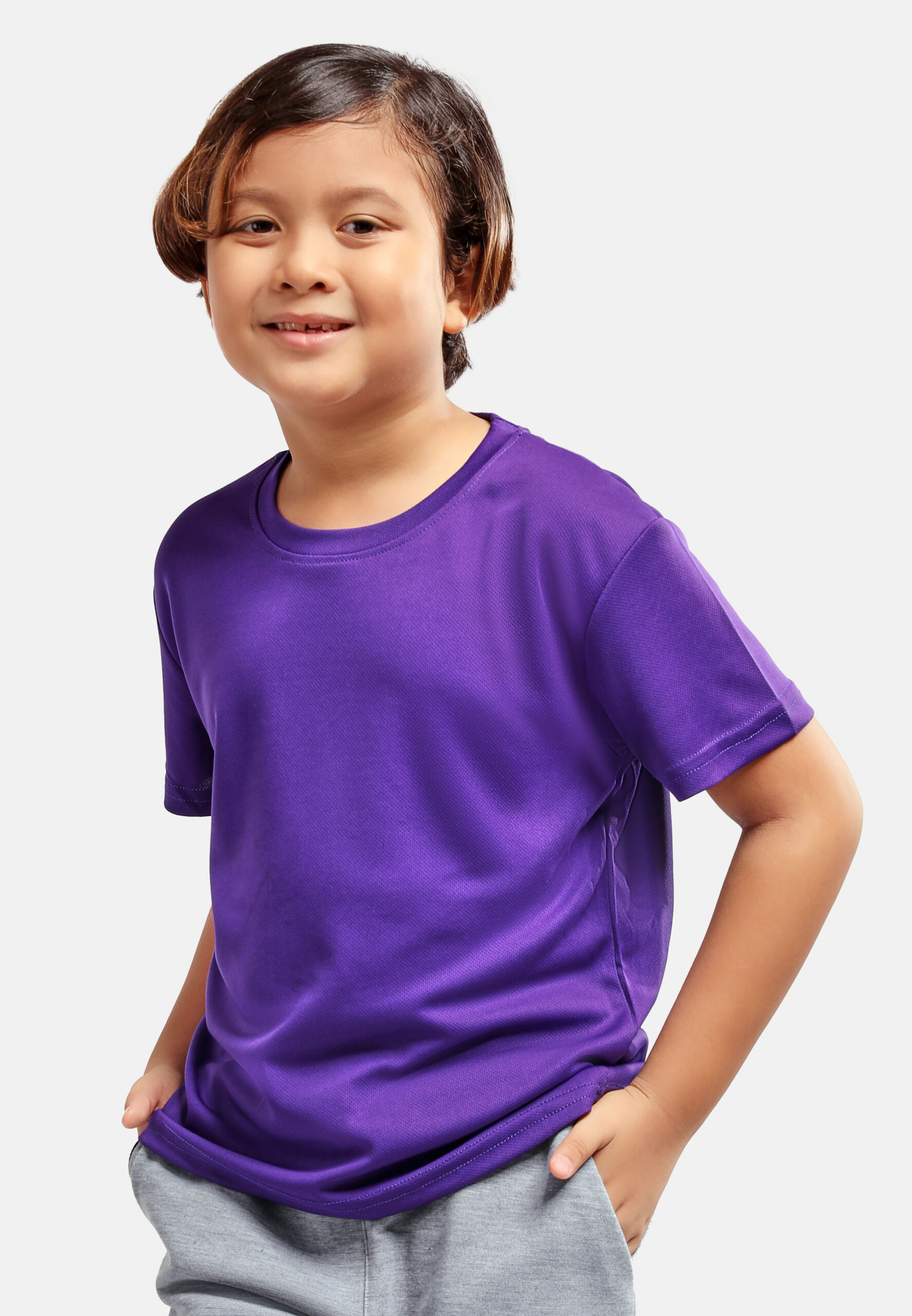 AIRtec Quick Dry- Microfiber Mini Mesh Kids-Blackberry Purple (PK-903-29) - Image 7
