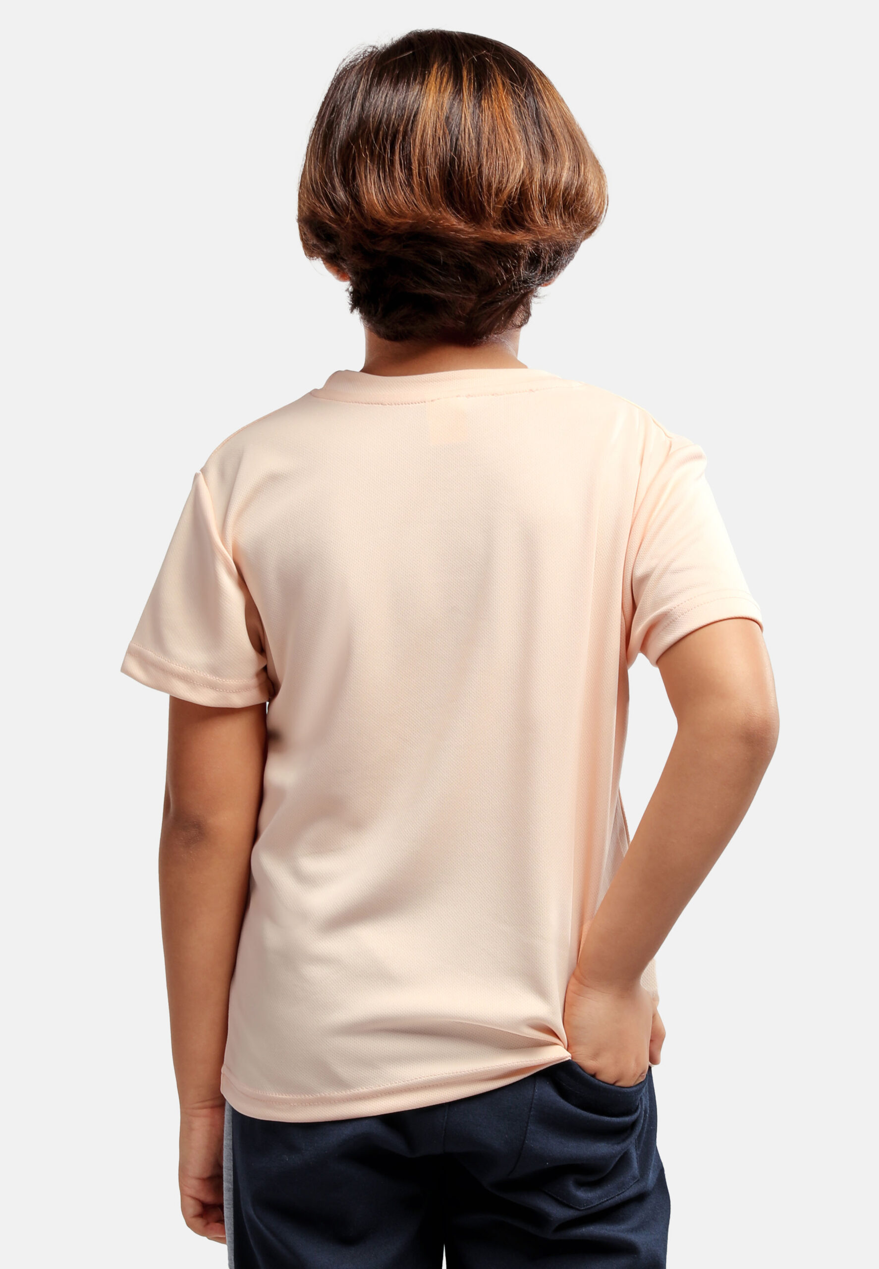 AIRtec Quick Dry- Microfiber Mini Mesh Kids-Pale Peach (PK-903-32) - Image 9