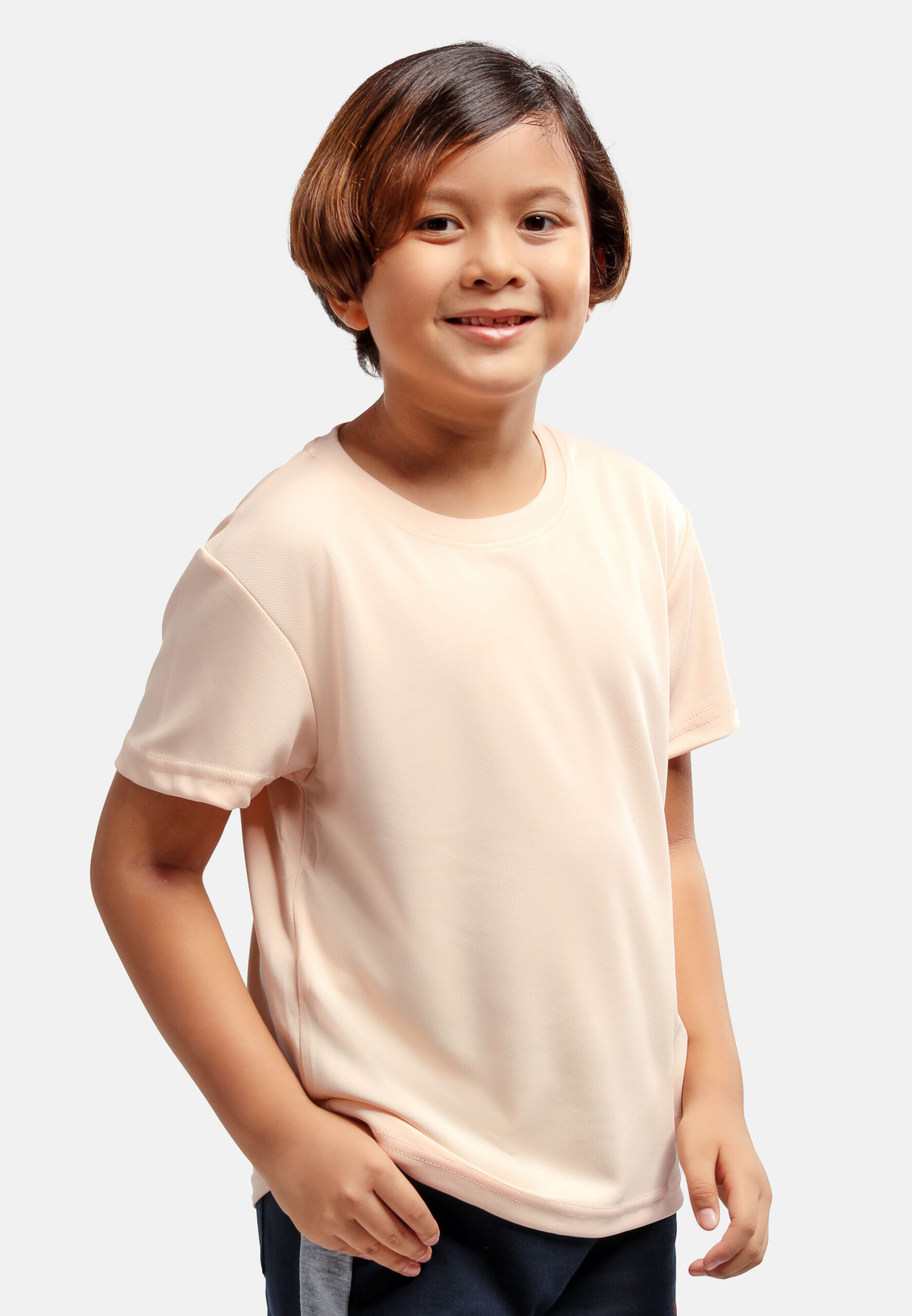 AIRtec Quick Dry- Microfiber Mini Mesh Kids-Pale Peach (PK-903-32) - Image 7