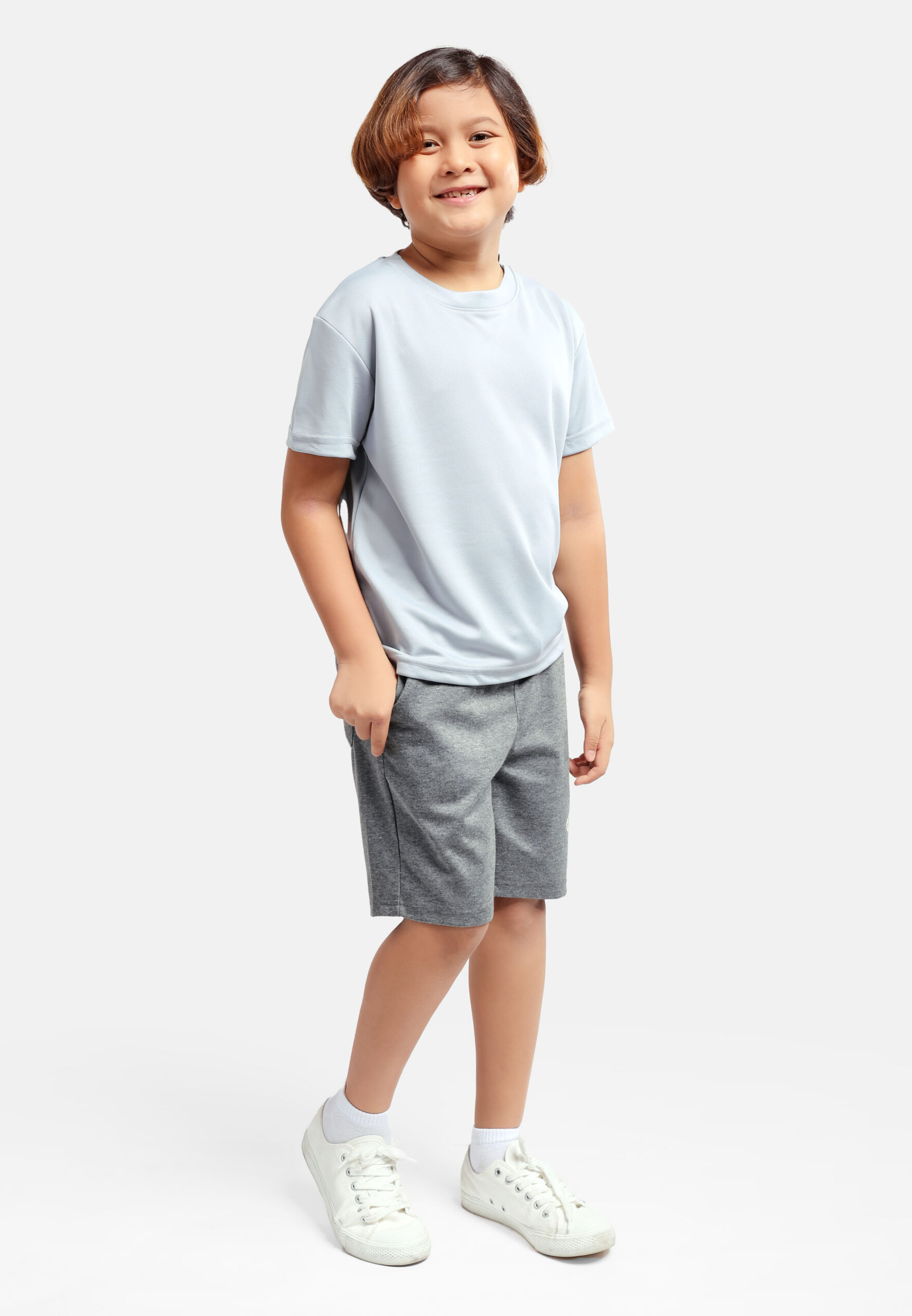 AIRtec Quick Dry- Microfiber Mini Mesh Kids-Light Grey (PK-903-41) - Image 8