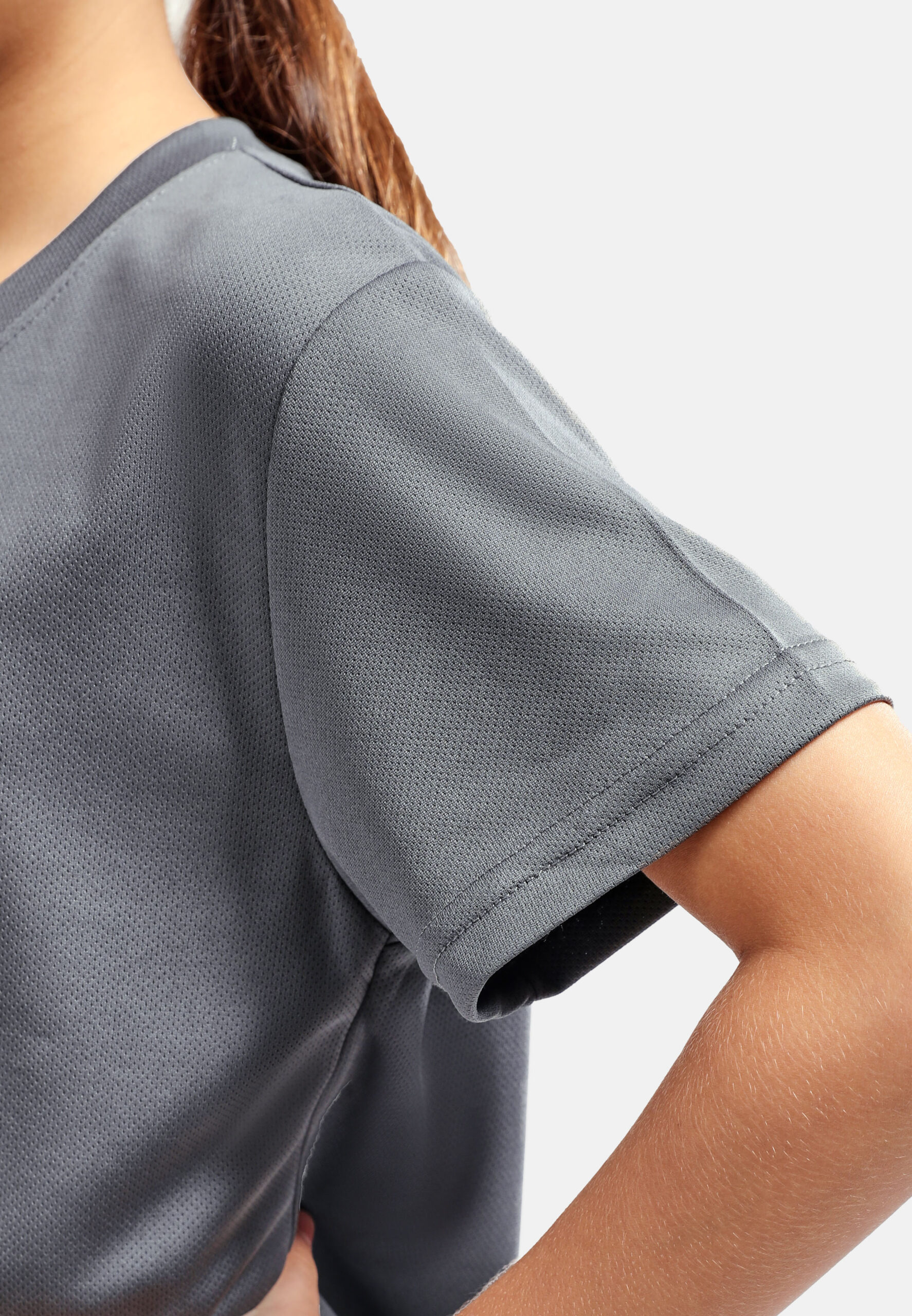 AIRtec Quick Dry- Microfiber Mini Mesh Kids-Knight Grey (PK-903-71) - Image 10