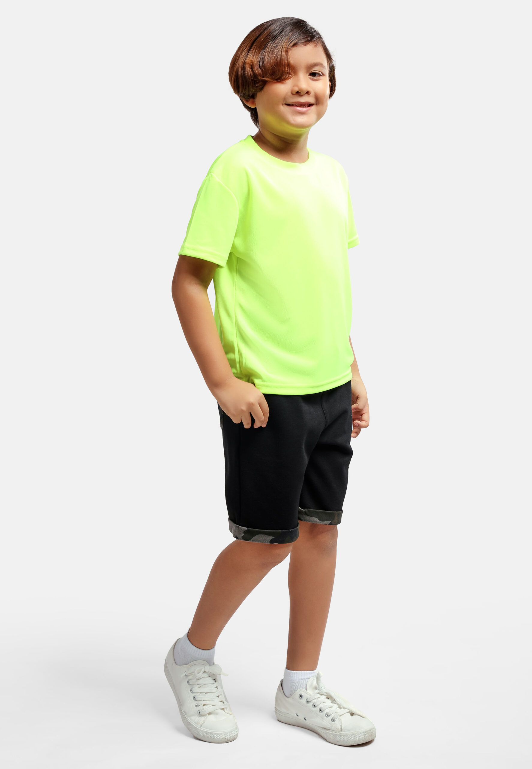 AIRtec Quick Dry- Microfiber Mini Mesh Kids-Neon Yellow (PK-903-91) - Image 8