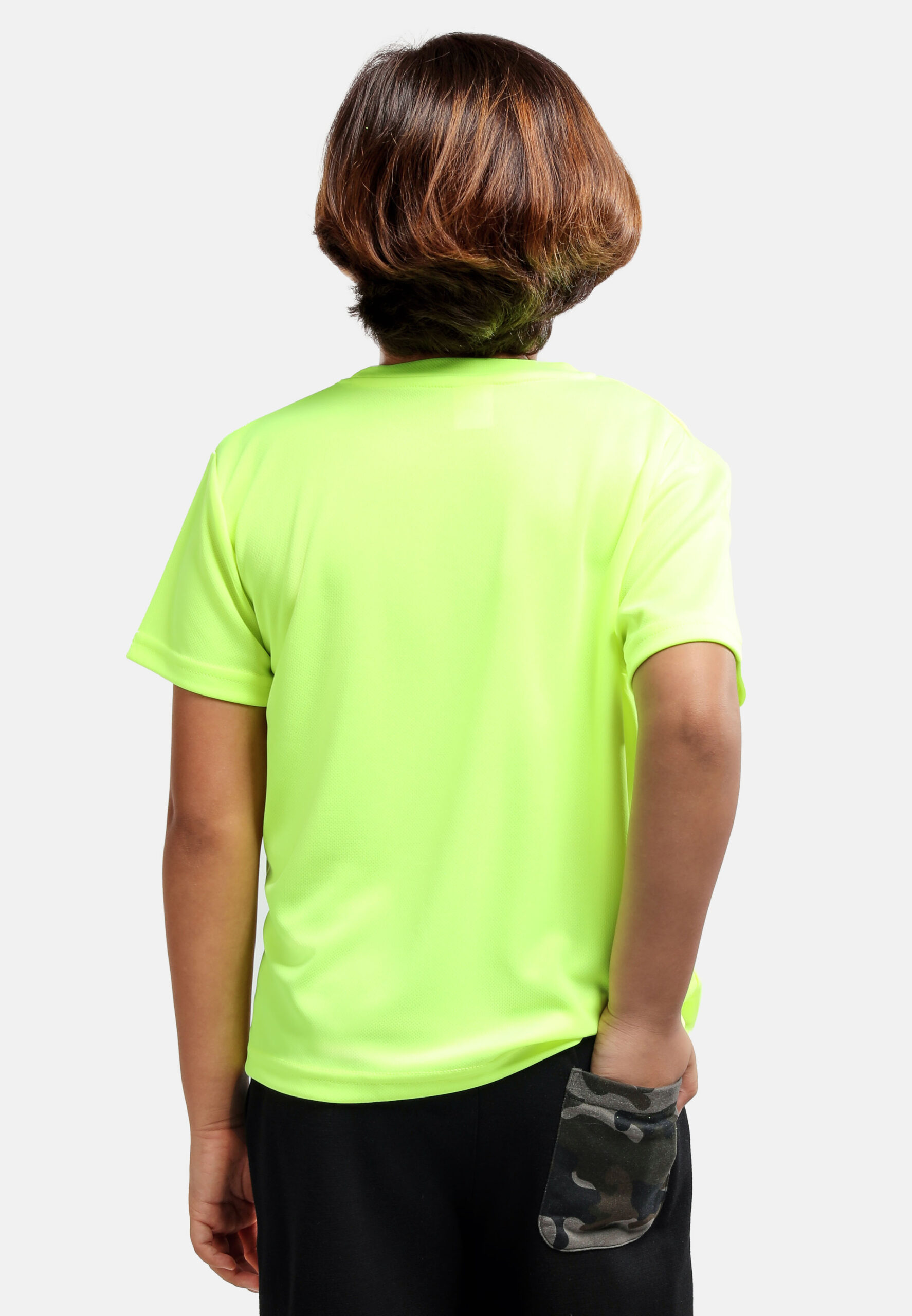 AIRtec Quick Dry- Microfiber Mini Mesh Kids-Neon Yellow (PK-903-91) - Image 9