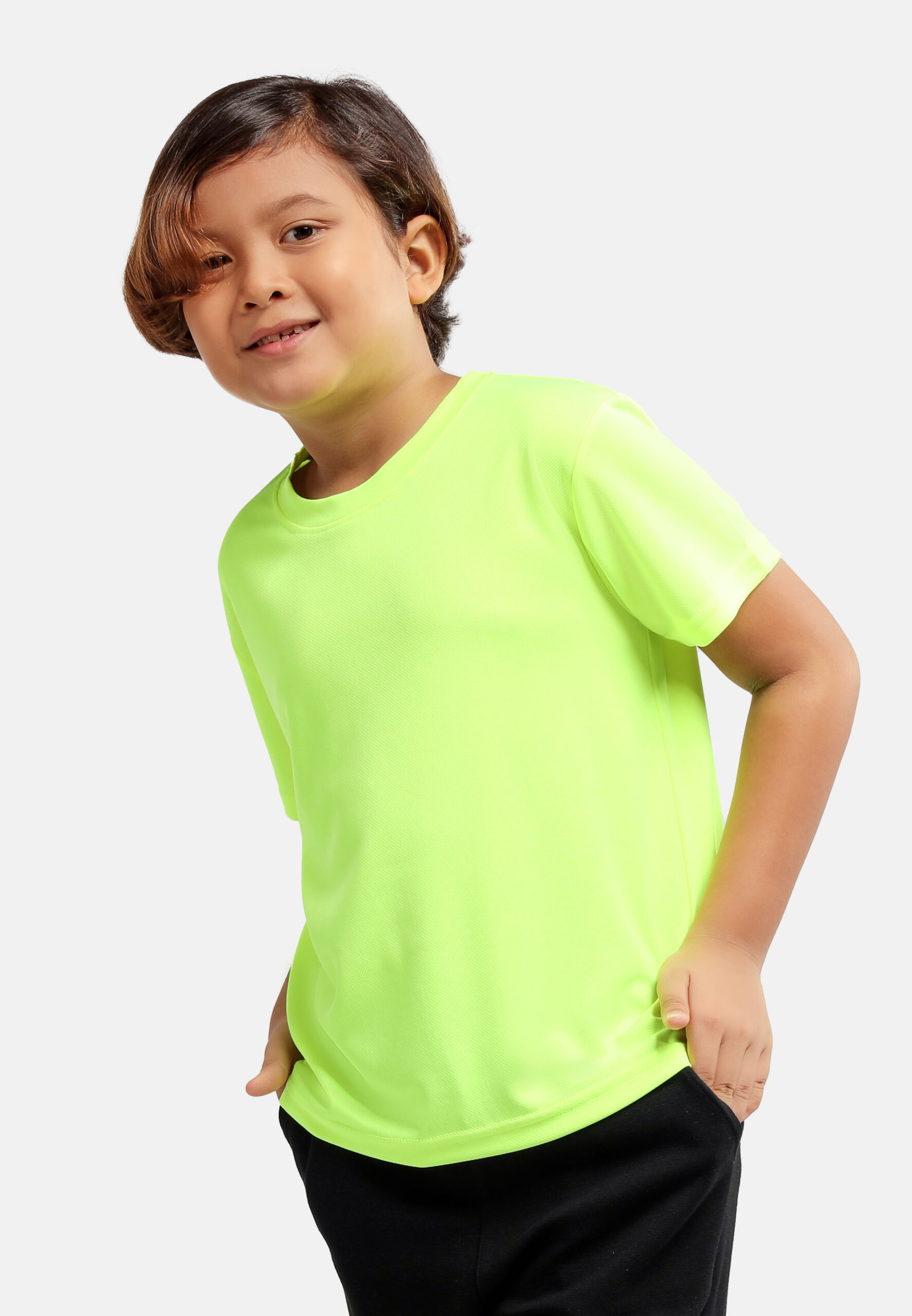 AIRtec Quick Dry- Microfiber Mini Mesh Kids-Neon Yellow (PK-903-91) - Image 7
