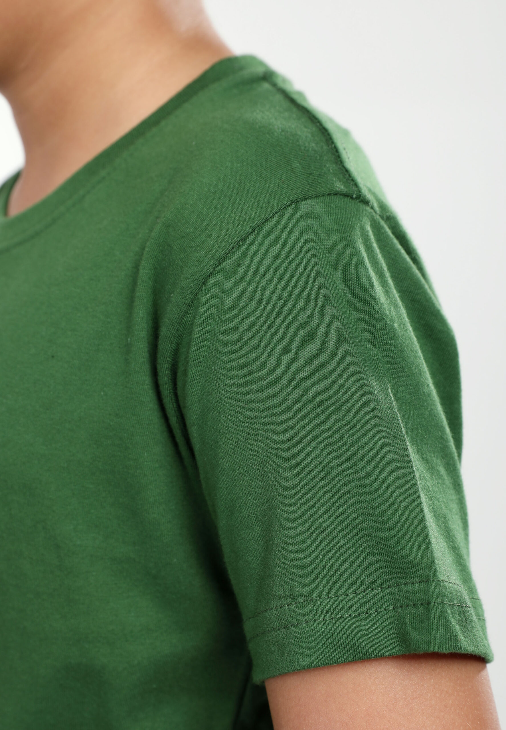 100% Cotton Round Neck Kids-Bottle Green (PK-901-44) - Image 10