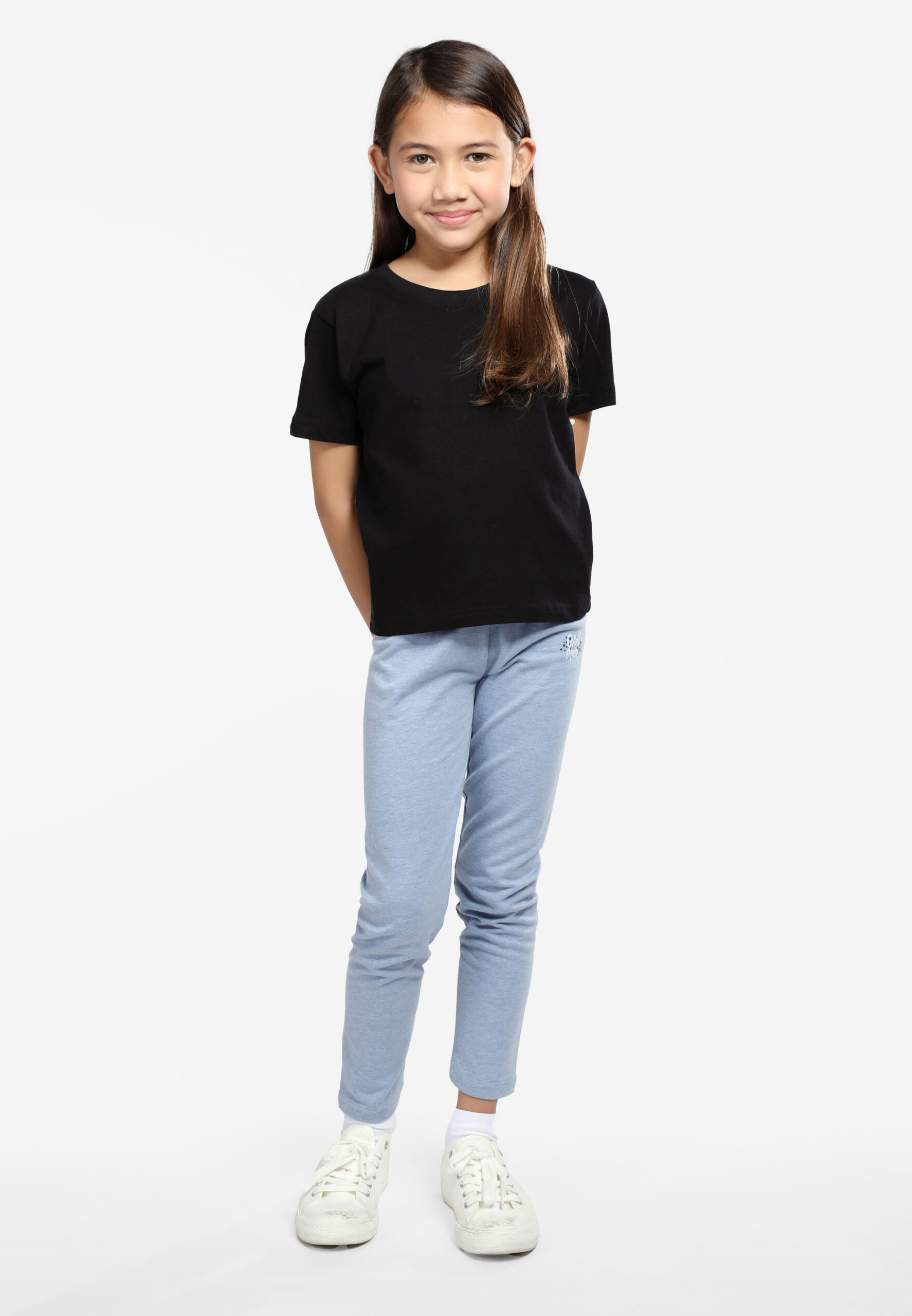 100% Cotton Round Neck Kids-Black (PK-901-09) - Image 7