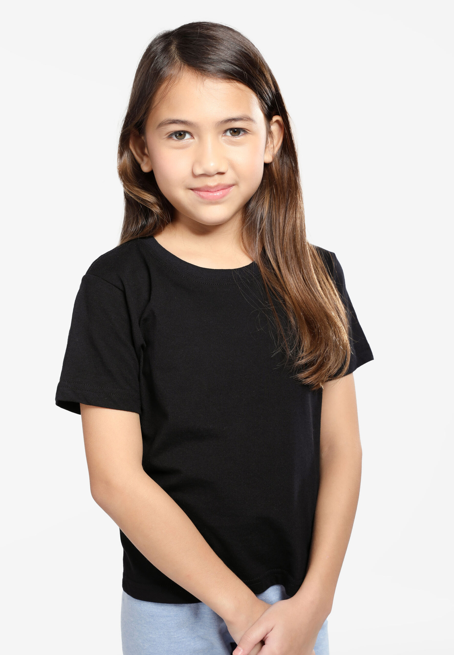 100% Cotton Round Neck Kids-Black (PK-901-09) - Image 6
