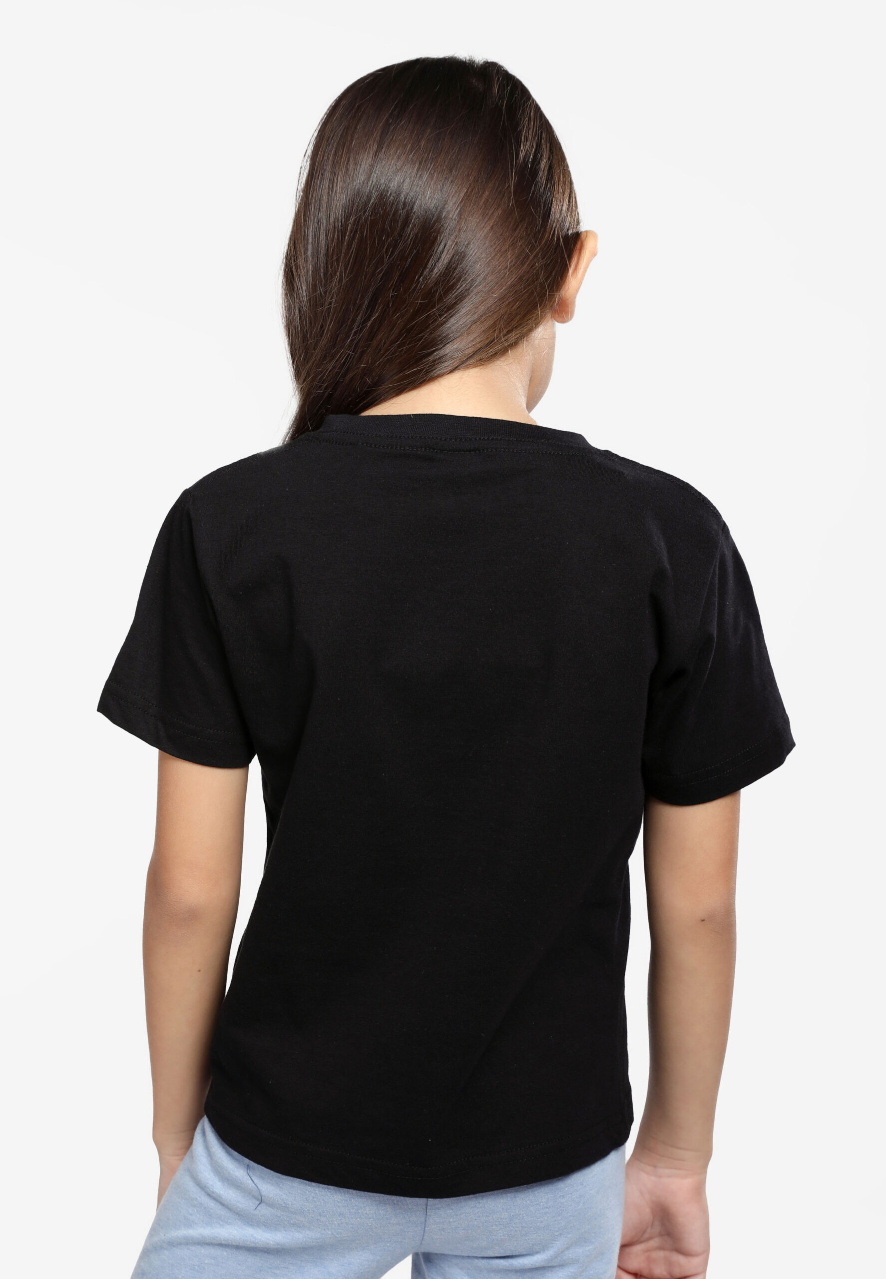 100% Cotton Round Neck Kids-Black (PK-901-09) - Image 9