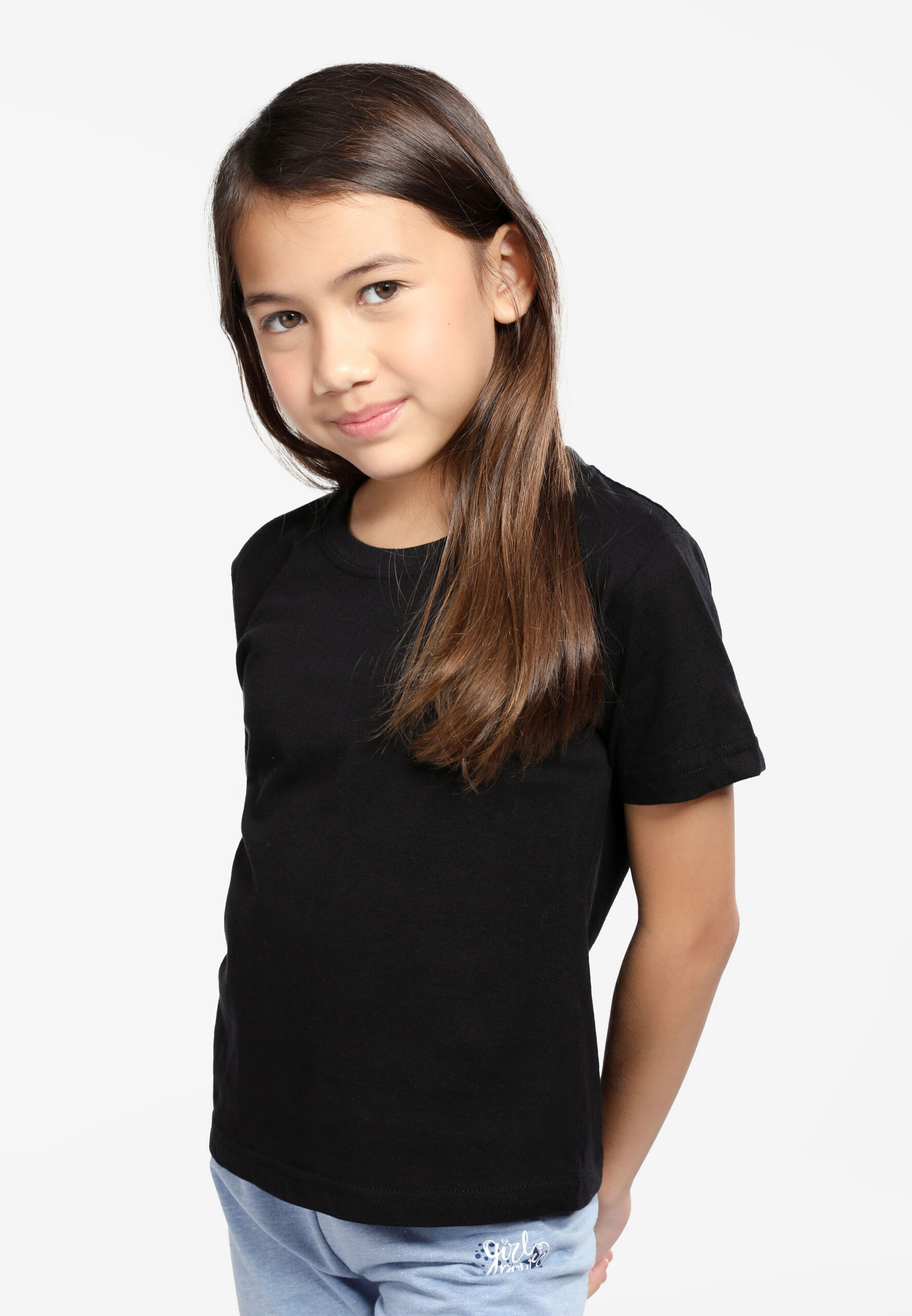 100% Cotton Round Neck Kids-Black (PK-901-09) - Image 10