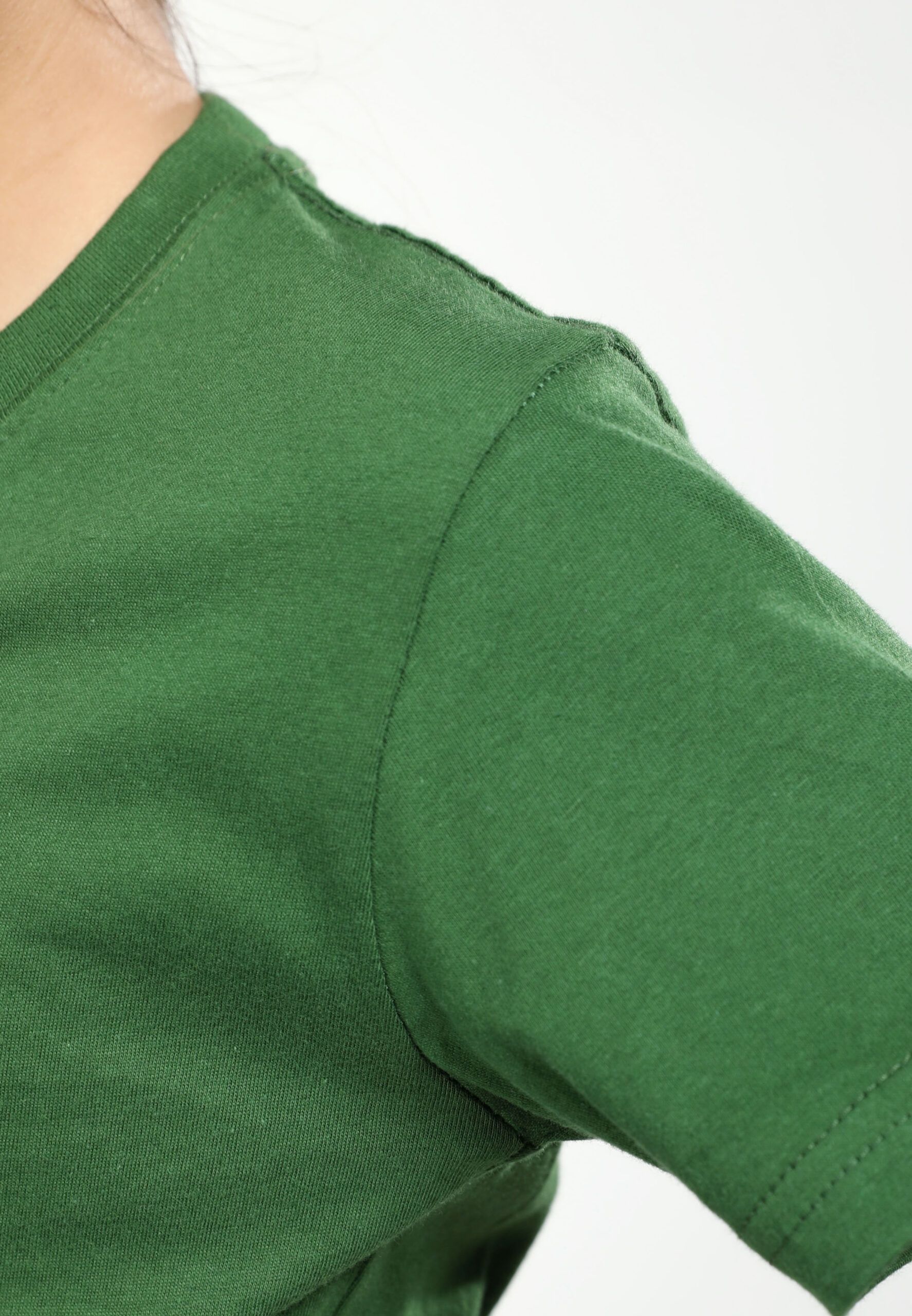 100% Cotton Round Neck Kids-Bottle Green (PK-901-44) - Image 5