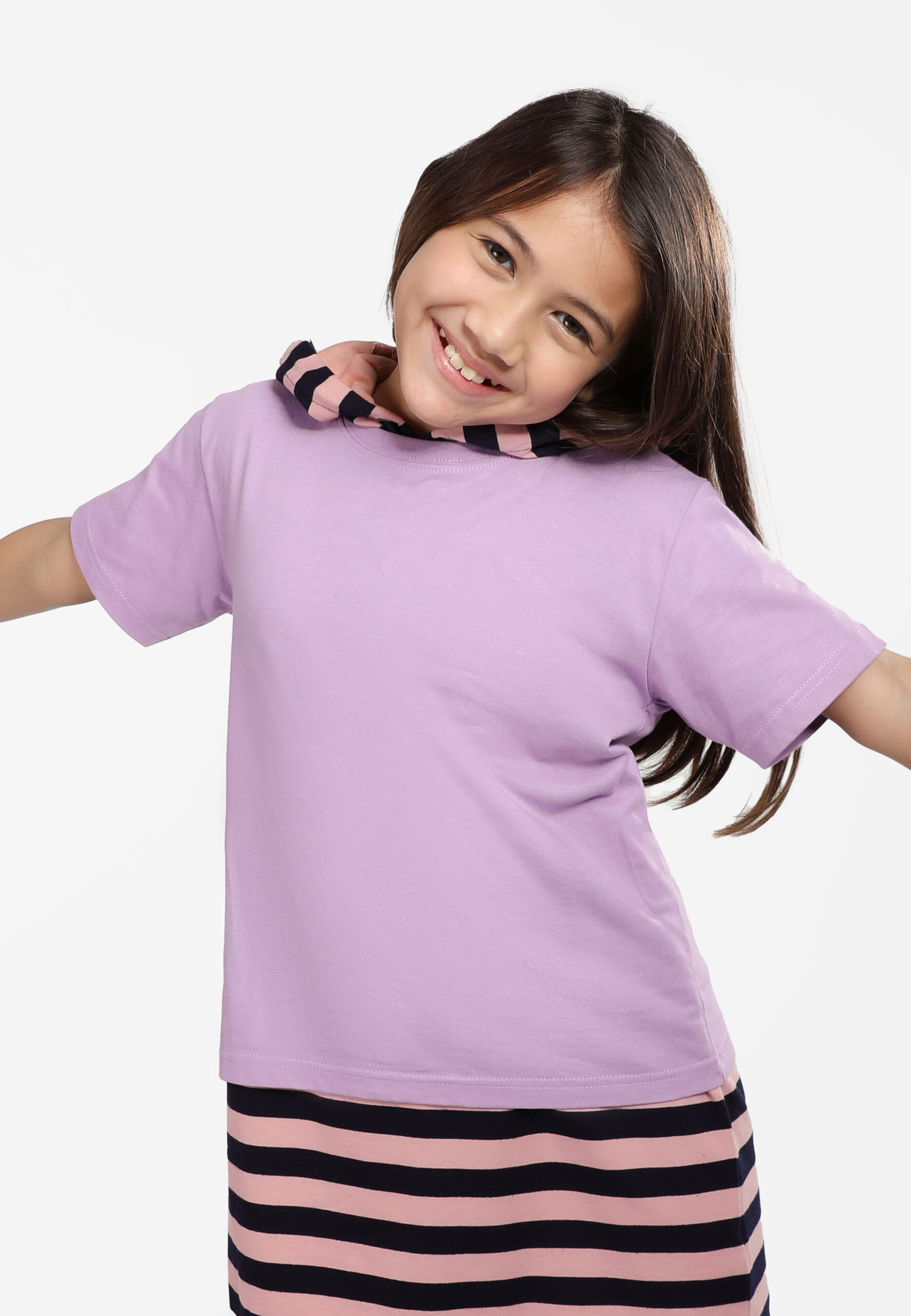 100% Cotton Round Neck Kids-Lavender (PK-901-46) - Image 6