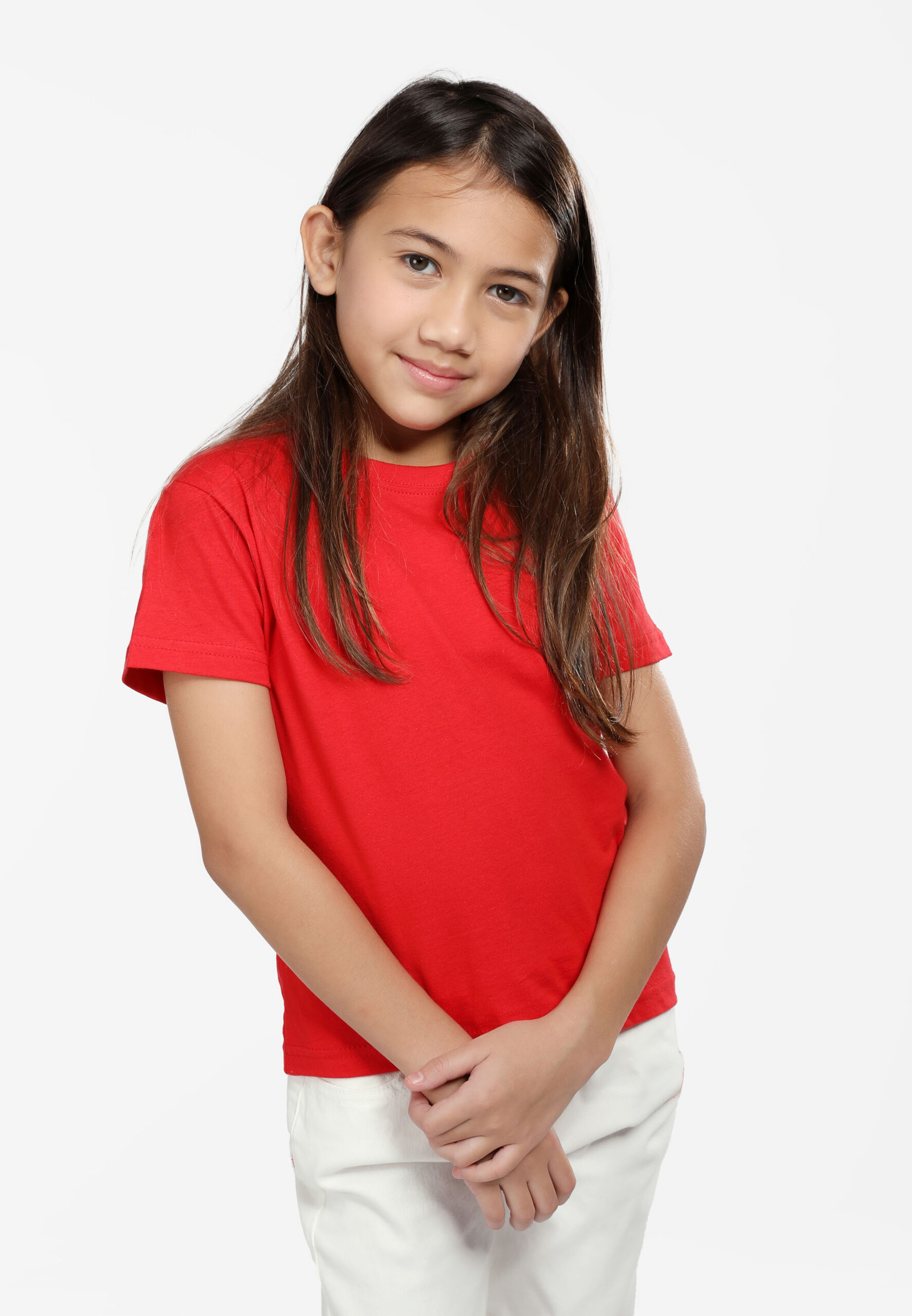 100% Cotton Round Neck Kids-Red (PK-901-06) - Image 6