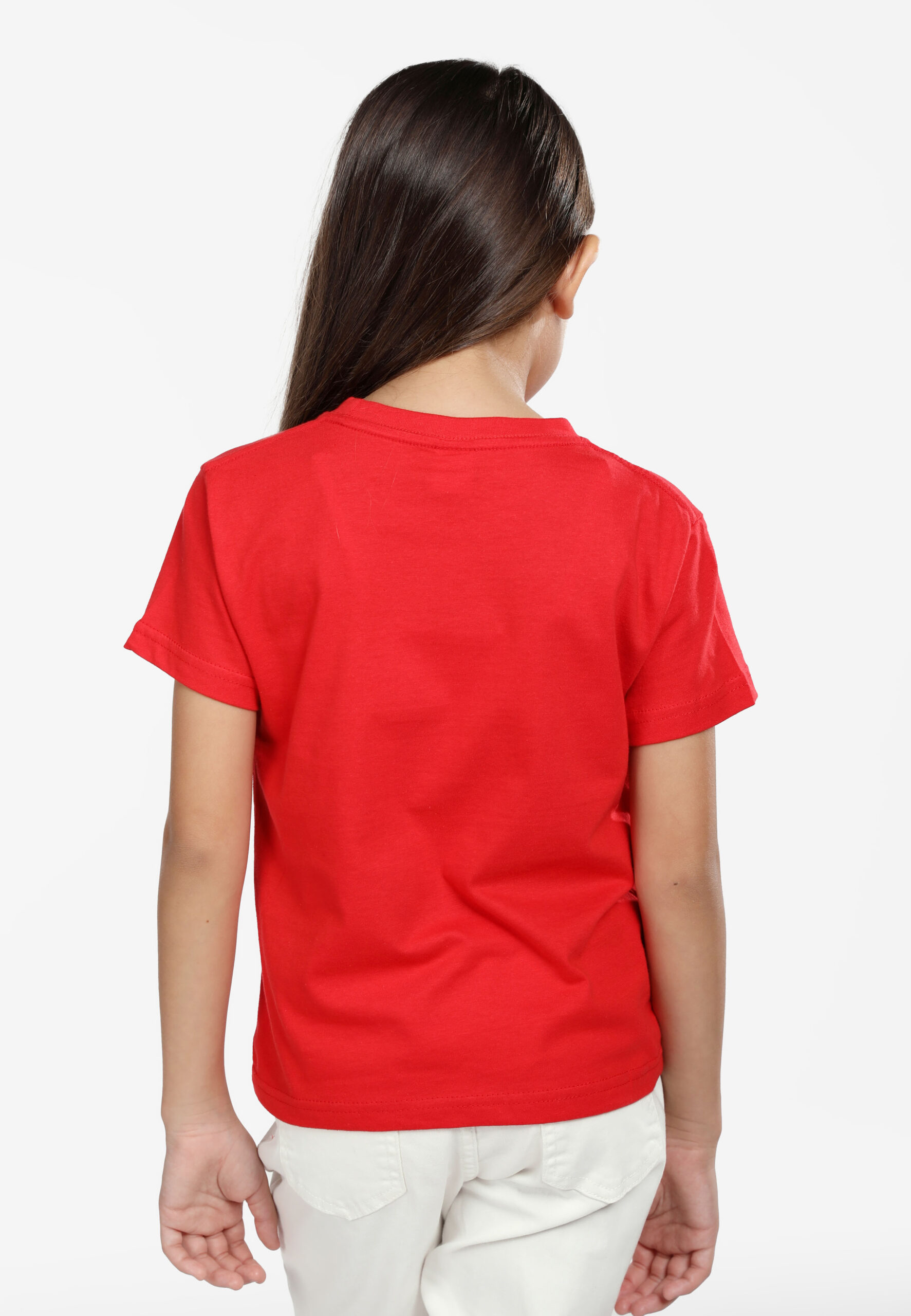 100% Cotton Round Neck Kids-Red (PK-901-06) - Image 8
