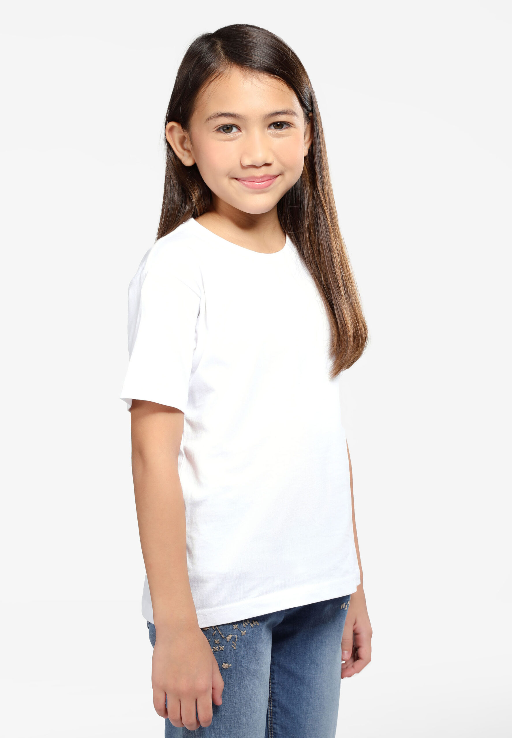 100% Cotton Round Neck Kids-White (PK-901-01) - Image 8