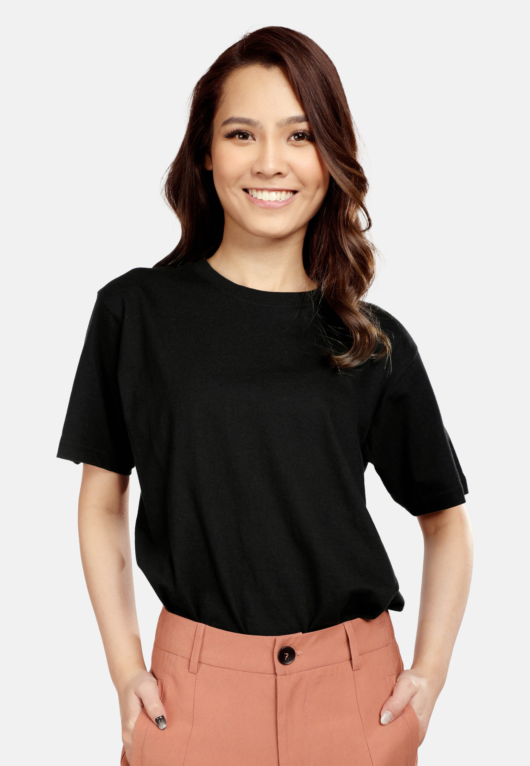 Premium Cotton Round Neck- Black (P-902-09) - Image 6