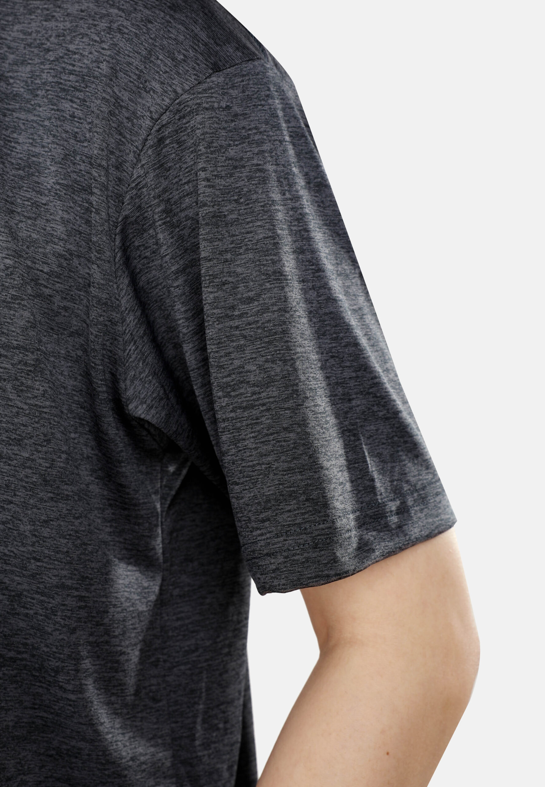 AIRtec Quick Dry- Cationic Jersey- Black + Grey (P-904-42) - Image 5