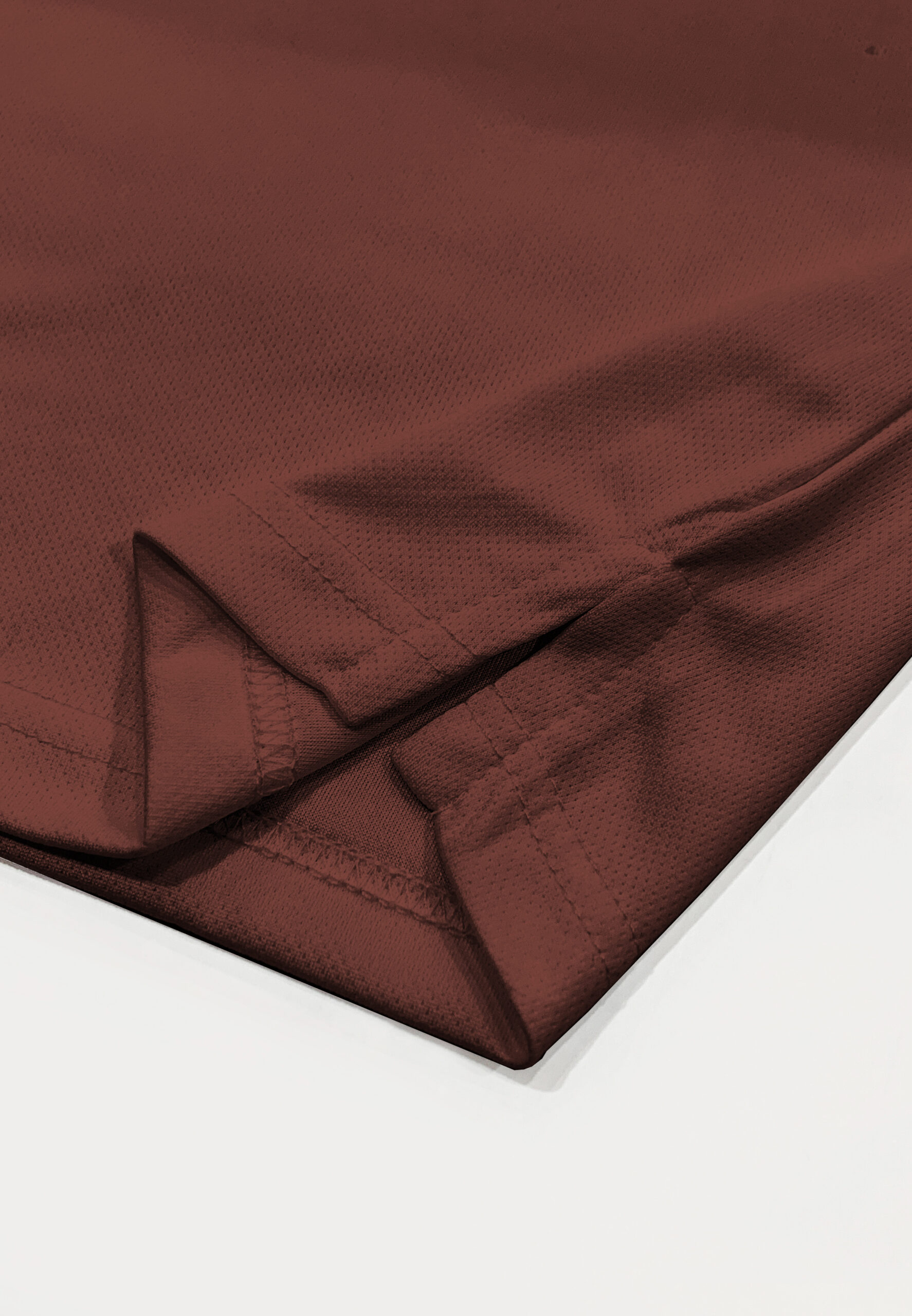 AIRtec Quick Dry Polo- Microfiber Mini Mesh-Dark Brown (P-703-34) - Image 7