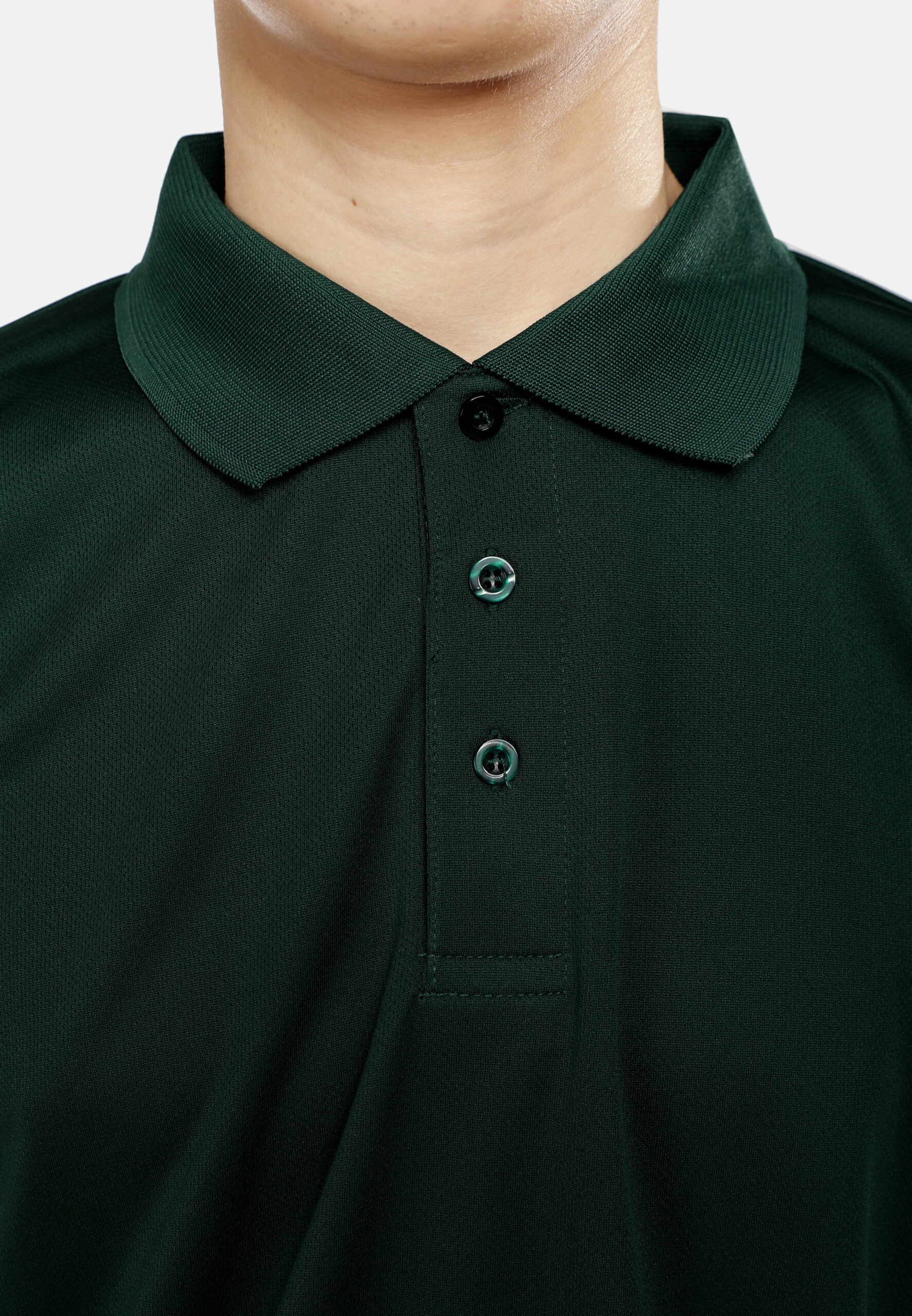 AIRtec Quick Dry Polo- Microfiber Mini Mesh-Dark Green (P-703-44) - Image 5