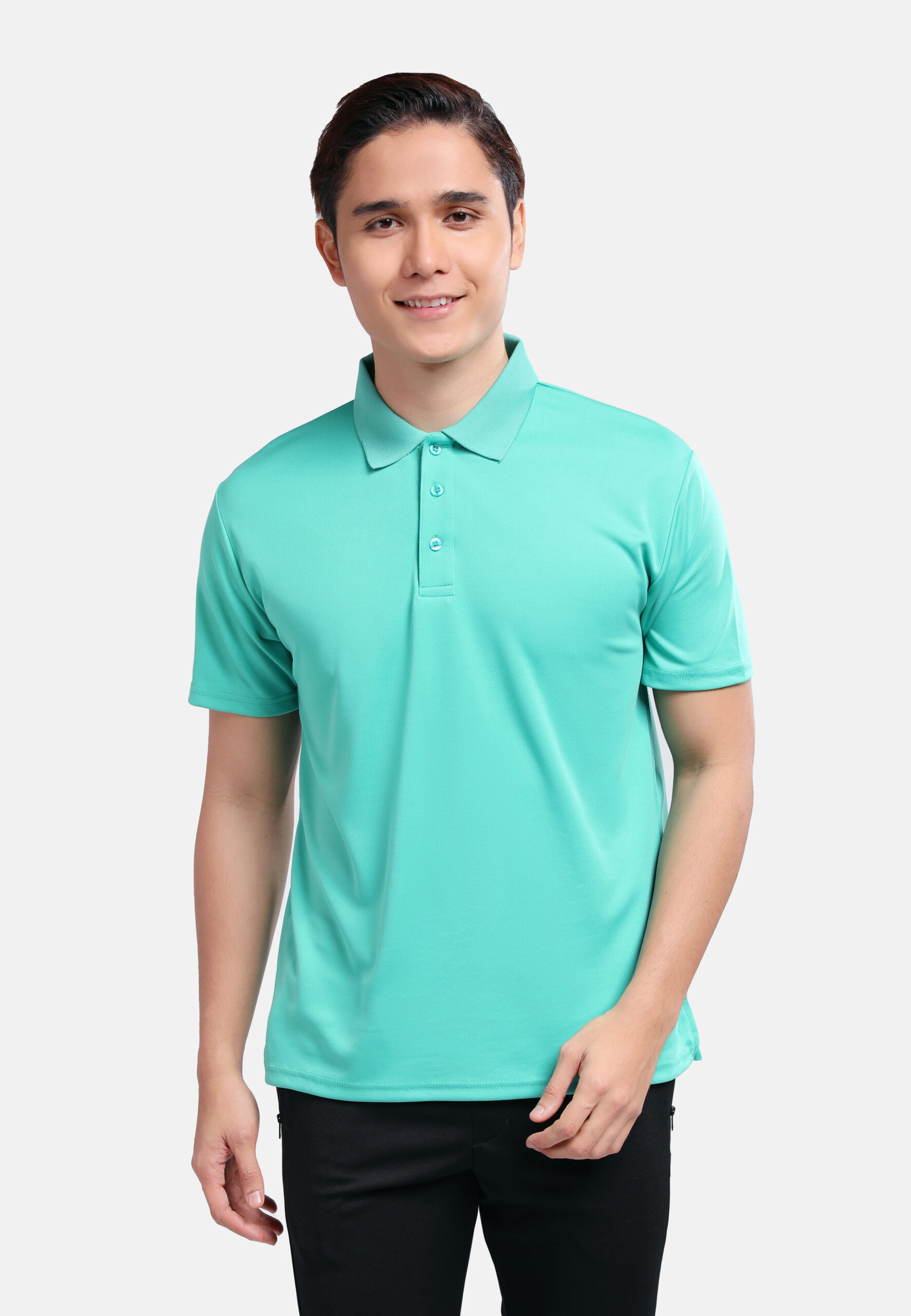 AIRtec Quick Dry Polo- Microfiber Mini Mesh-Emerald (P-703-27) - Image 9