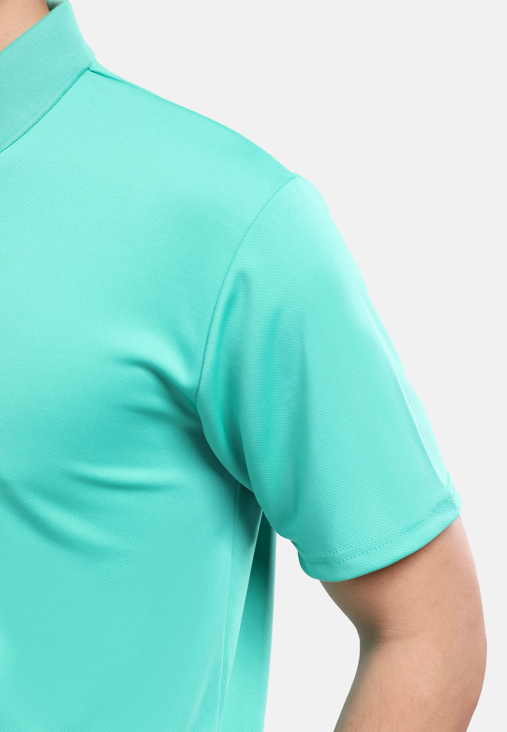 AIRtec Quick Dry Polo- Microfiber Mini Mesh-Emerald (P-703-27) - Image 11