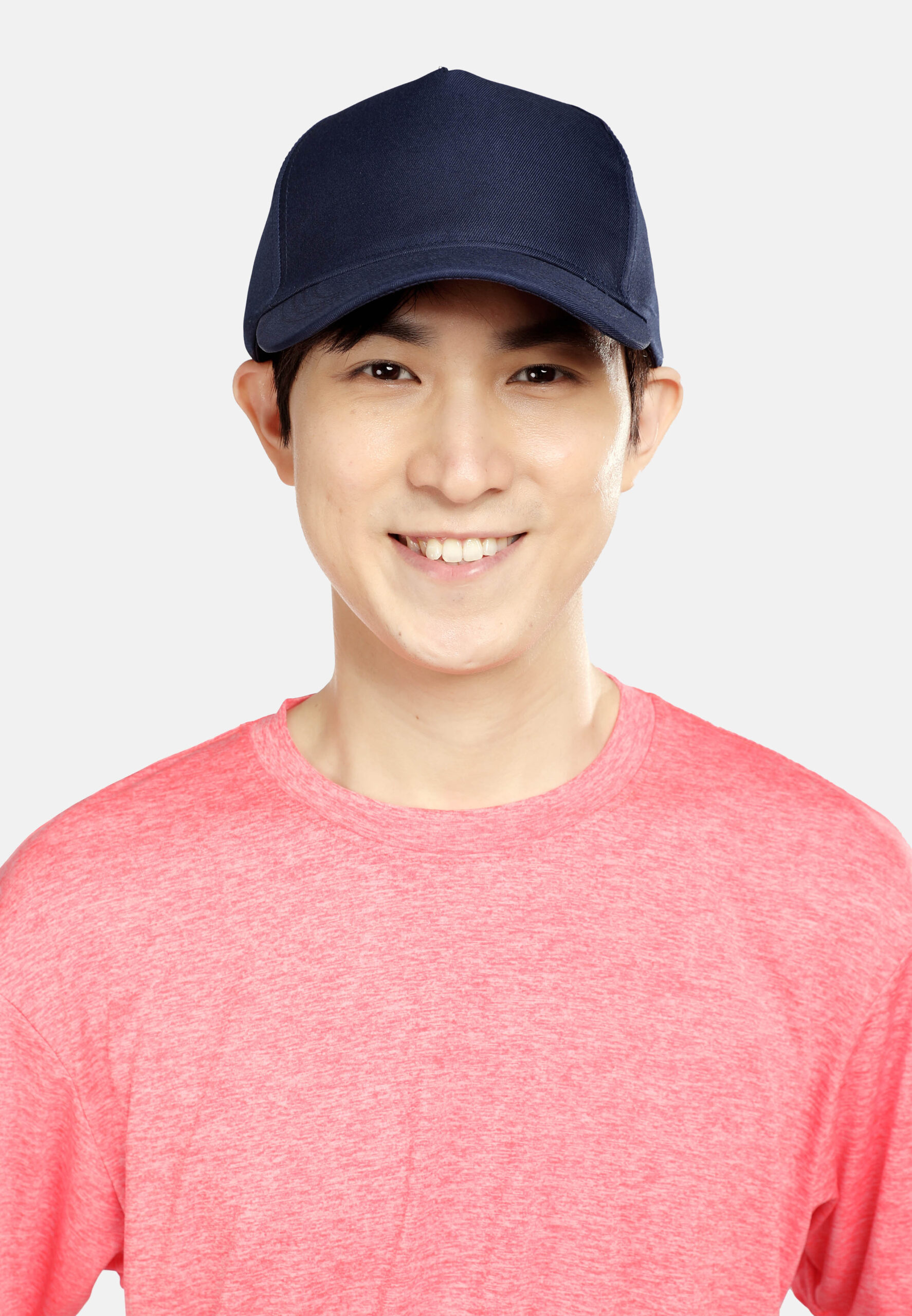 5 Panel Baseball Cap Adult Unisex-Navy (P-C02-08) - Image 5