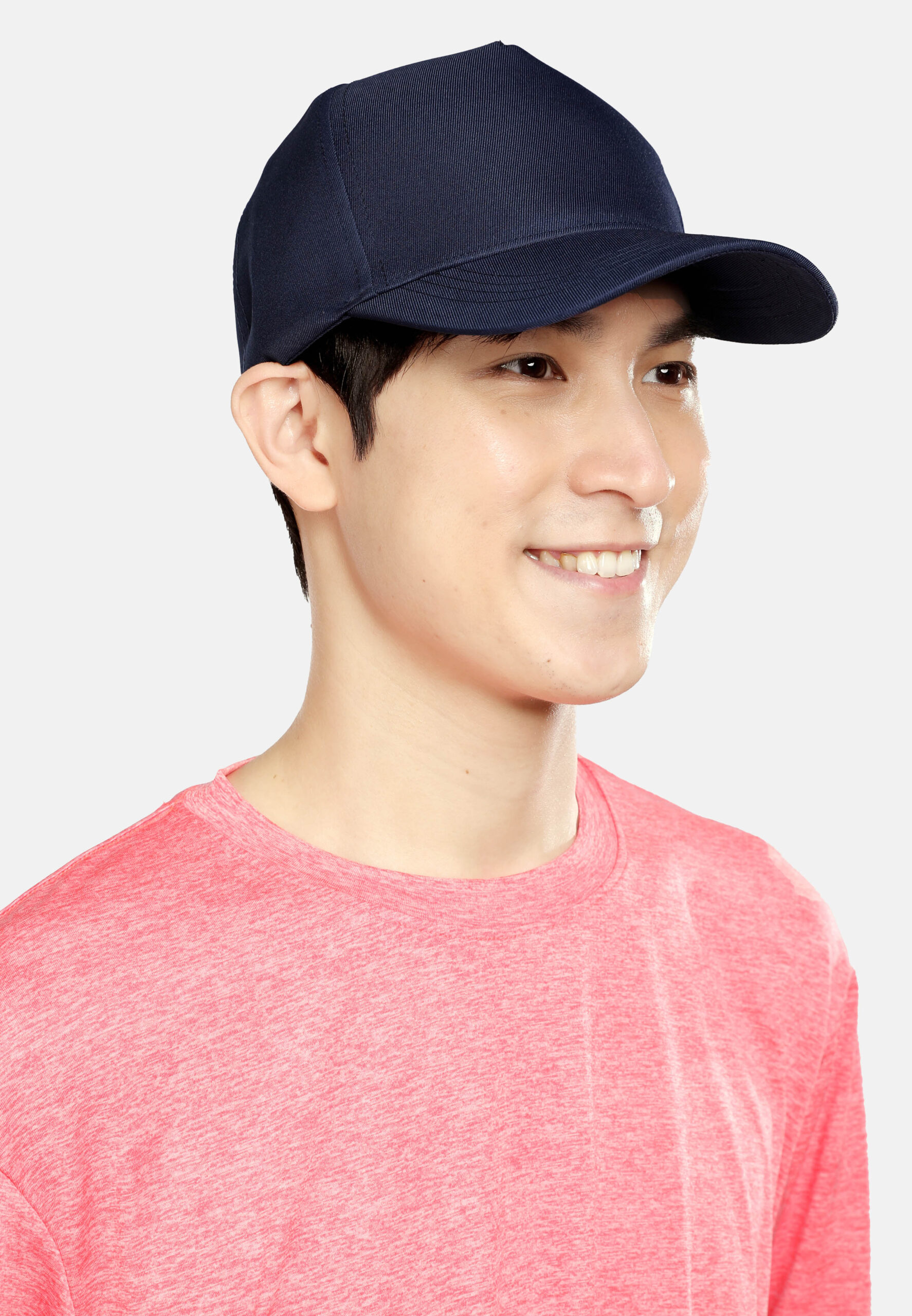 5 Panel Baseball Cap Adult Unisex-Navy (P-C02-08) - Image 4