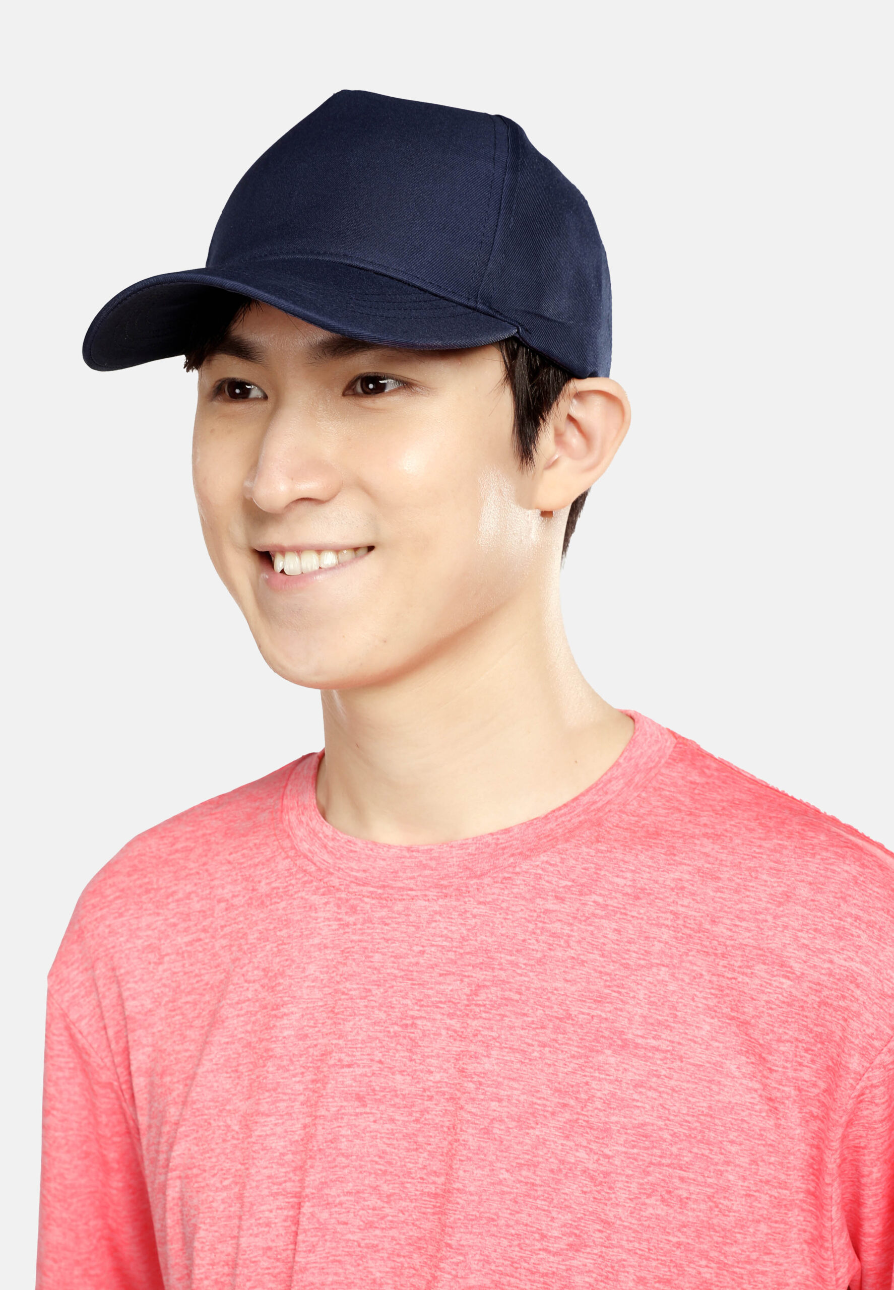 5 Panel Baseball Cap Adult Unisex-Navy (P-C02-08) - Image 6