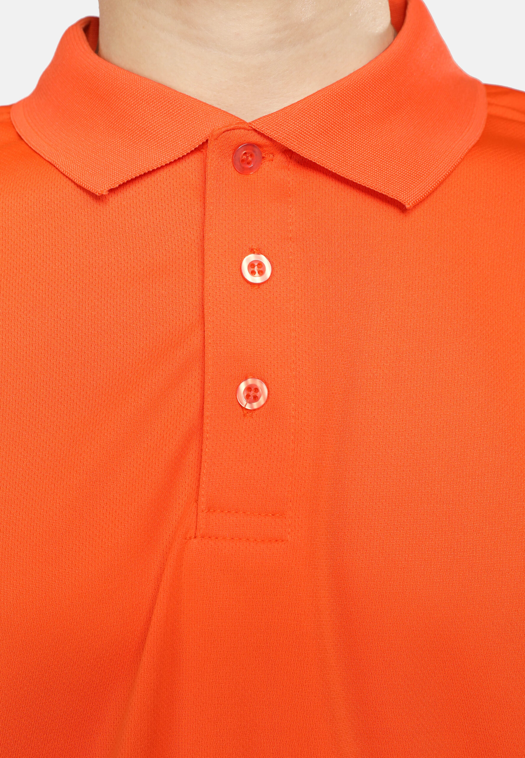 AIRtec Quick Dry Polo- Microfiber Mini Mesh-Orange (P-703-04) - Image 11