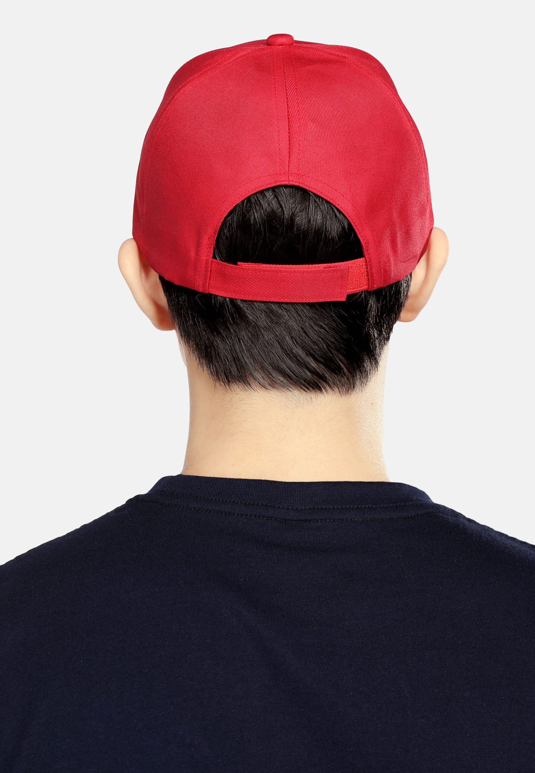 5 Panel Baseball Cap Adult Unisex-Red (P-C02-06) - Image 3