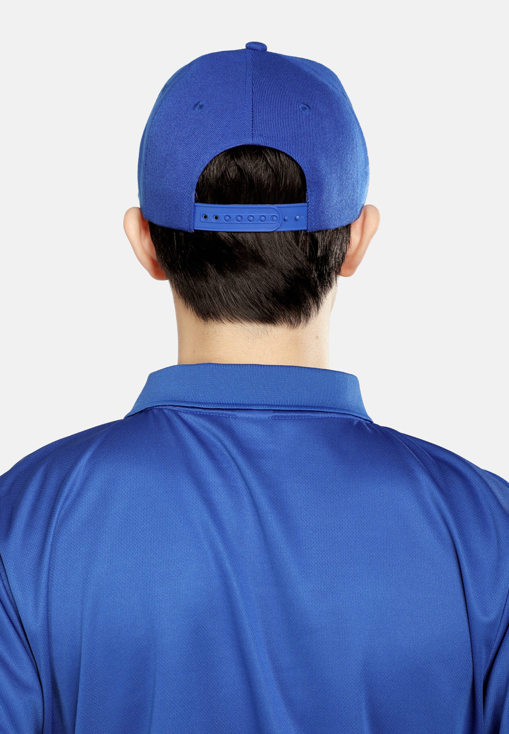 6 Panel Hip Hop Cap 100% Polyester Adult Unisex-Royal (P-C03-05) - Image 7