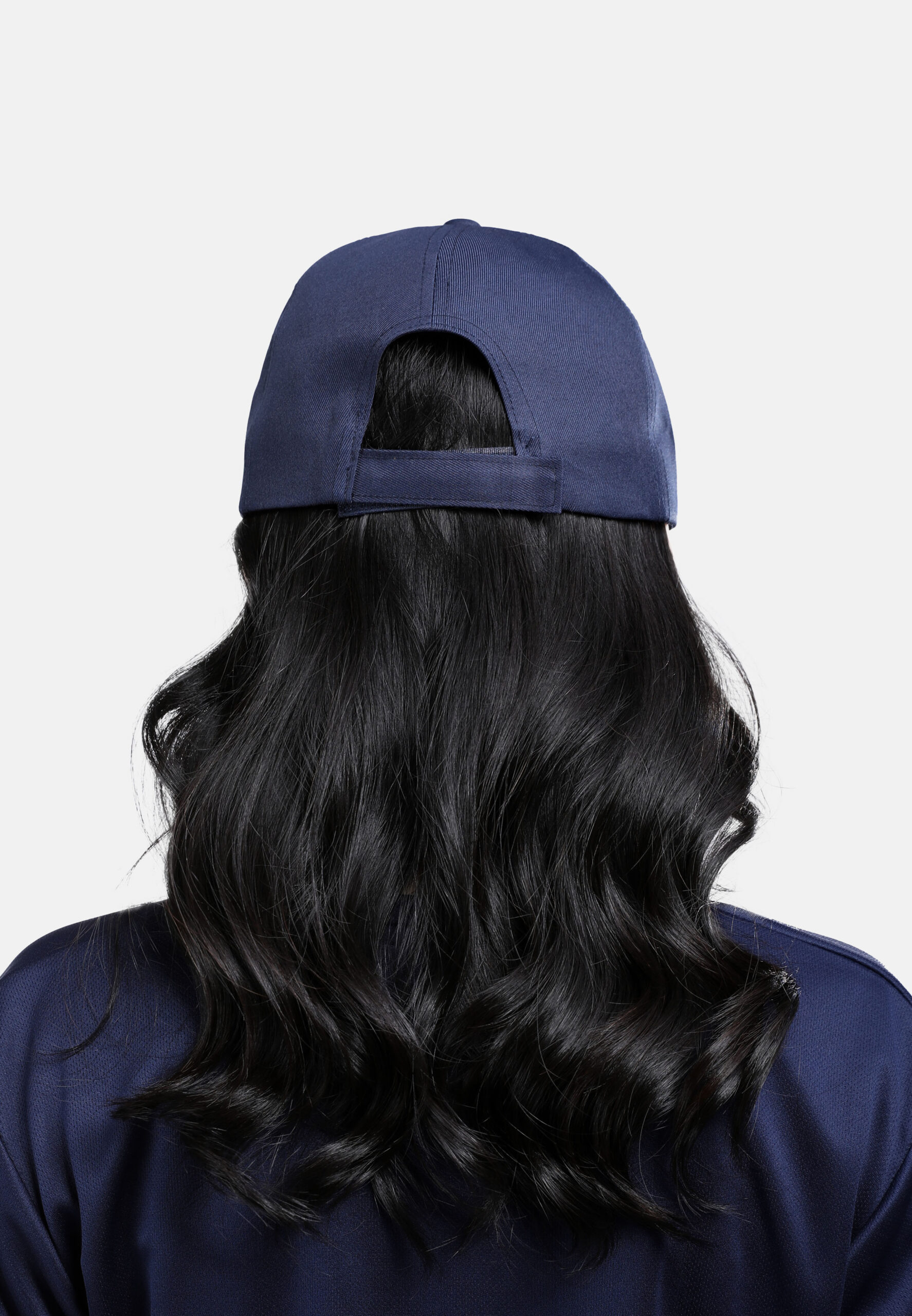 5 Panel Baseball Cap Adult Unisex-Navy (P-C02-08) - Image 3