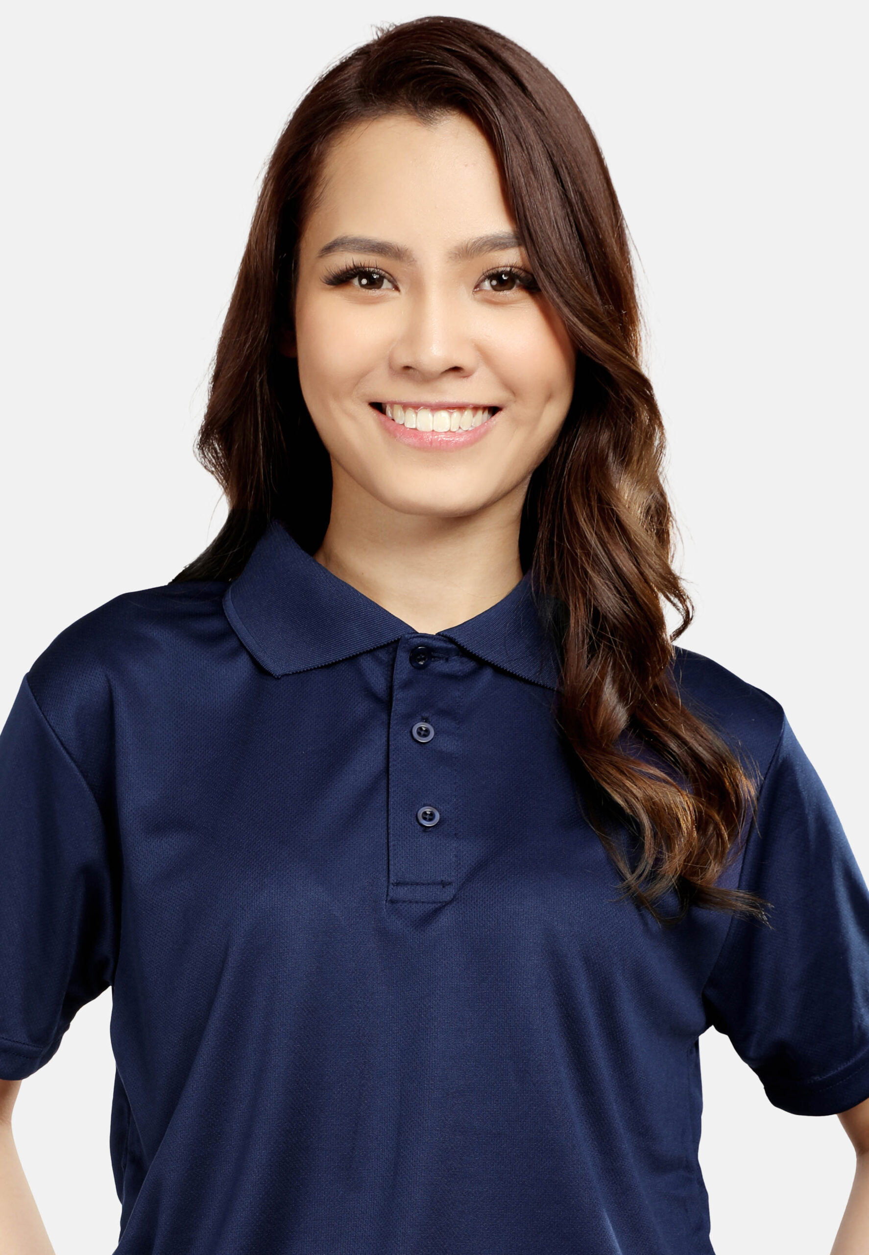 AIRtec Quick Dry Polo- Microfiber Mini Mesh-Navy (P-703-08) - Image 10