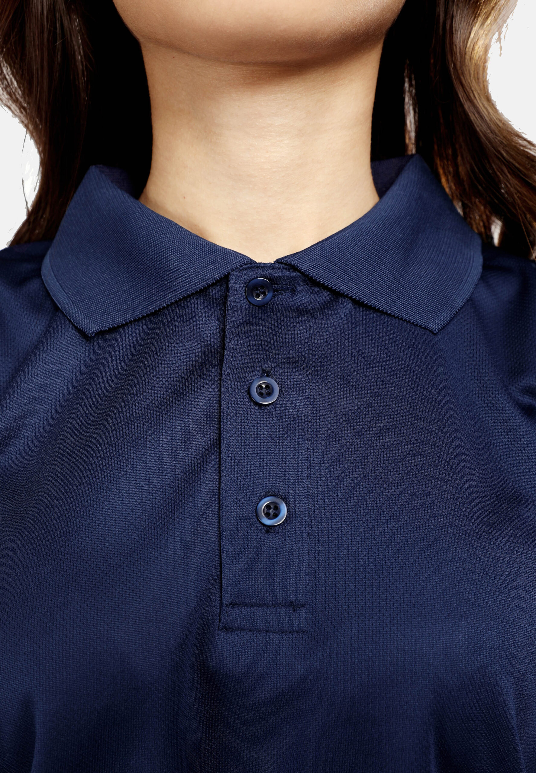 AIRtec Quick Dry Polo- Microfiber Mini Mesh-Navy (P-703-08) - Image 11