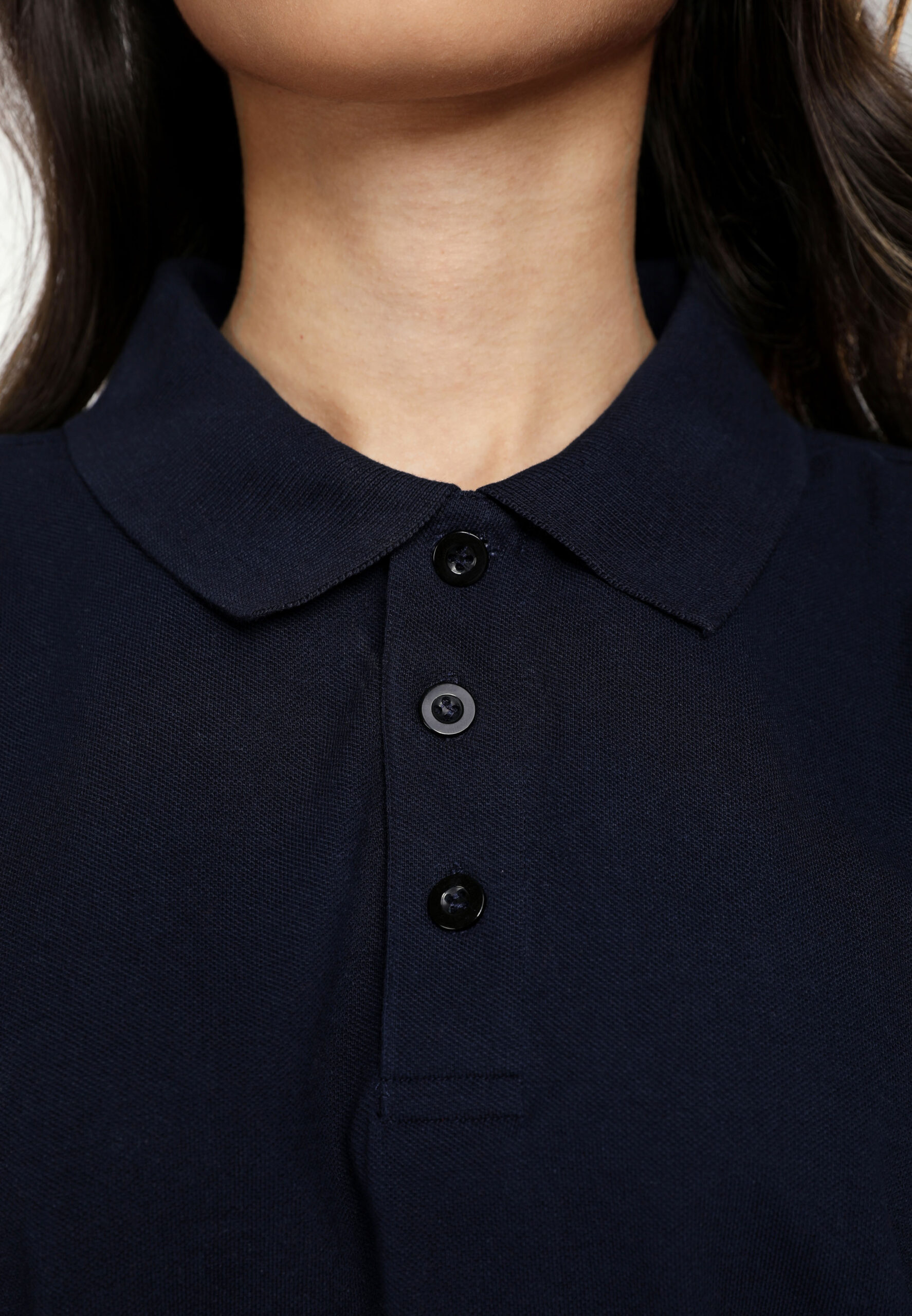 Premium Cotton Lacoste Polo-Navy (P-701-08) - Image 5
