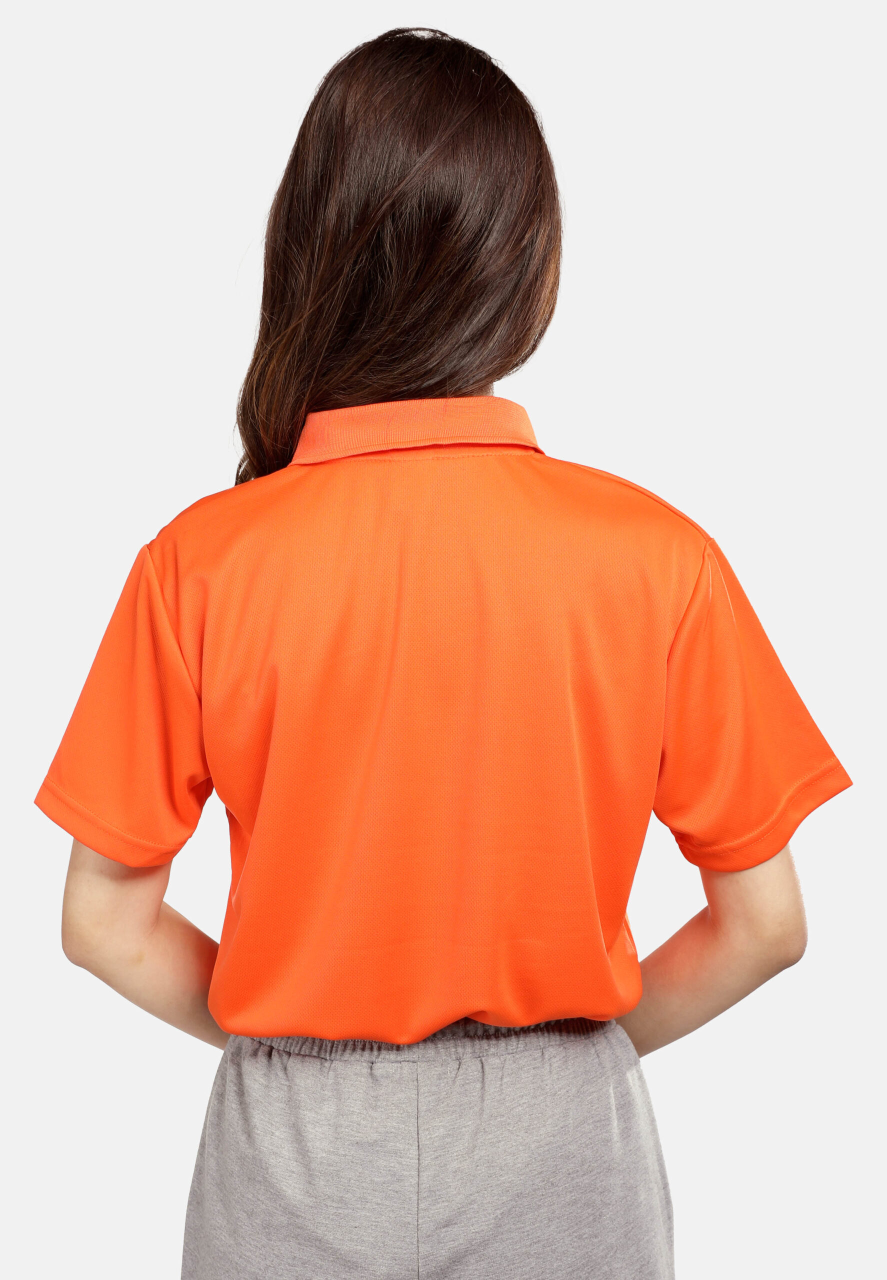 AIRtec Quick Dry Polo- Microfiber Mini Mesh-Orange (P-703-04) - Image 3