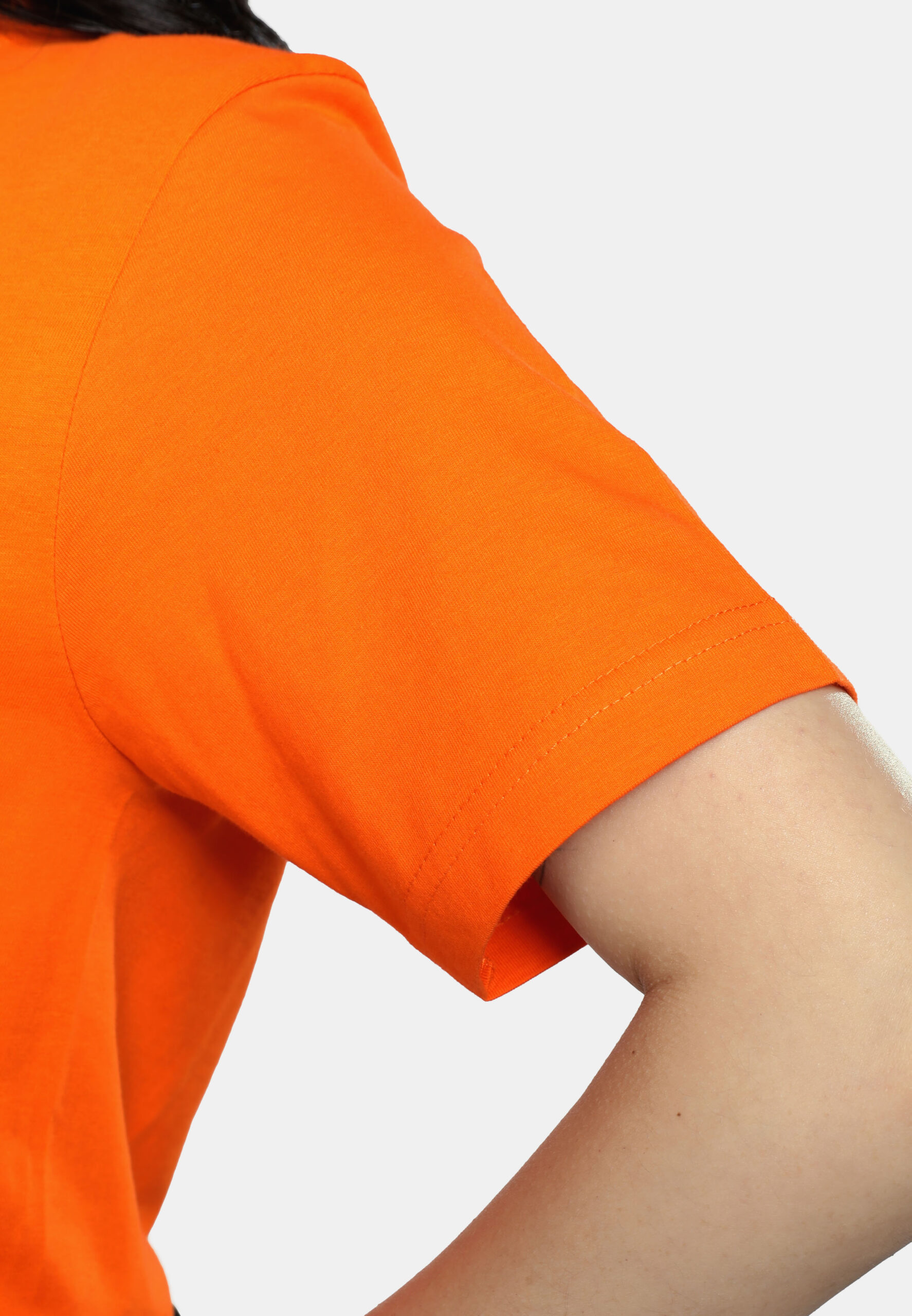 100% Cotton Round Neck (160 grams)- Orange (P-901-04) - Image 10
