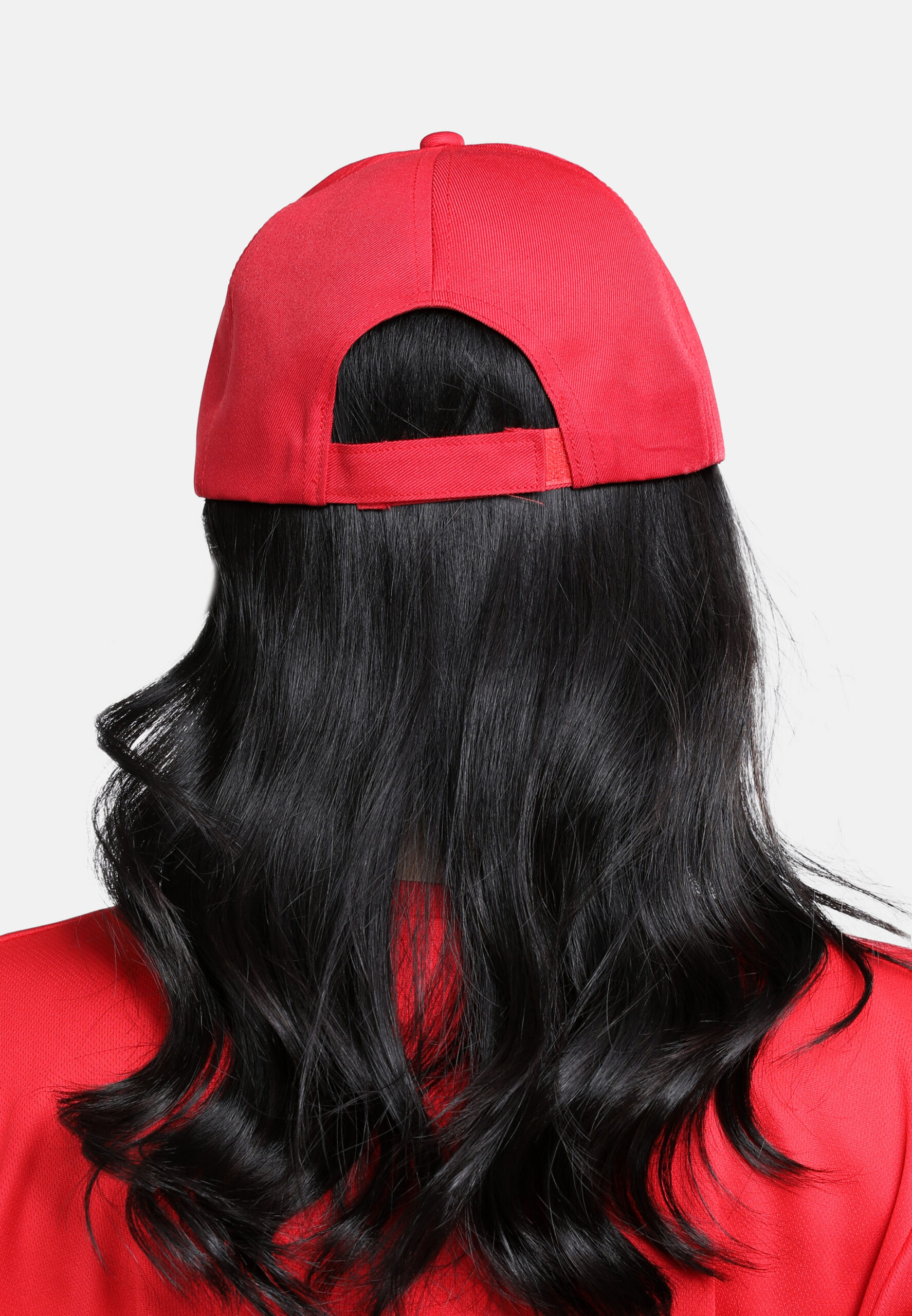 5 Panel Baseball Cap Adult Unisex-Red (P-C02-06) - Image 6