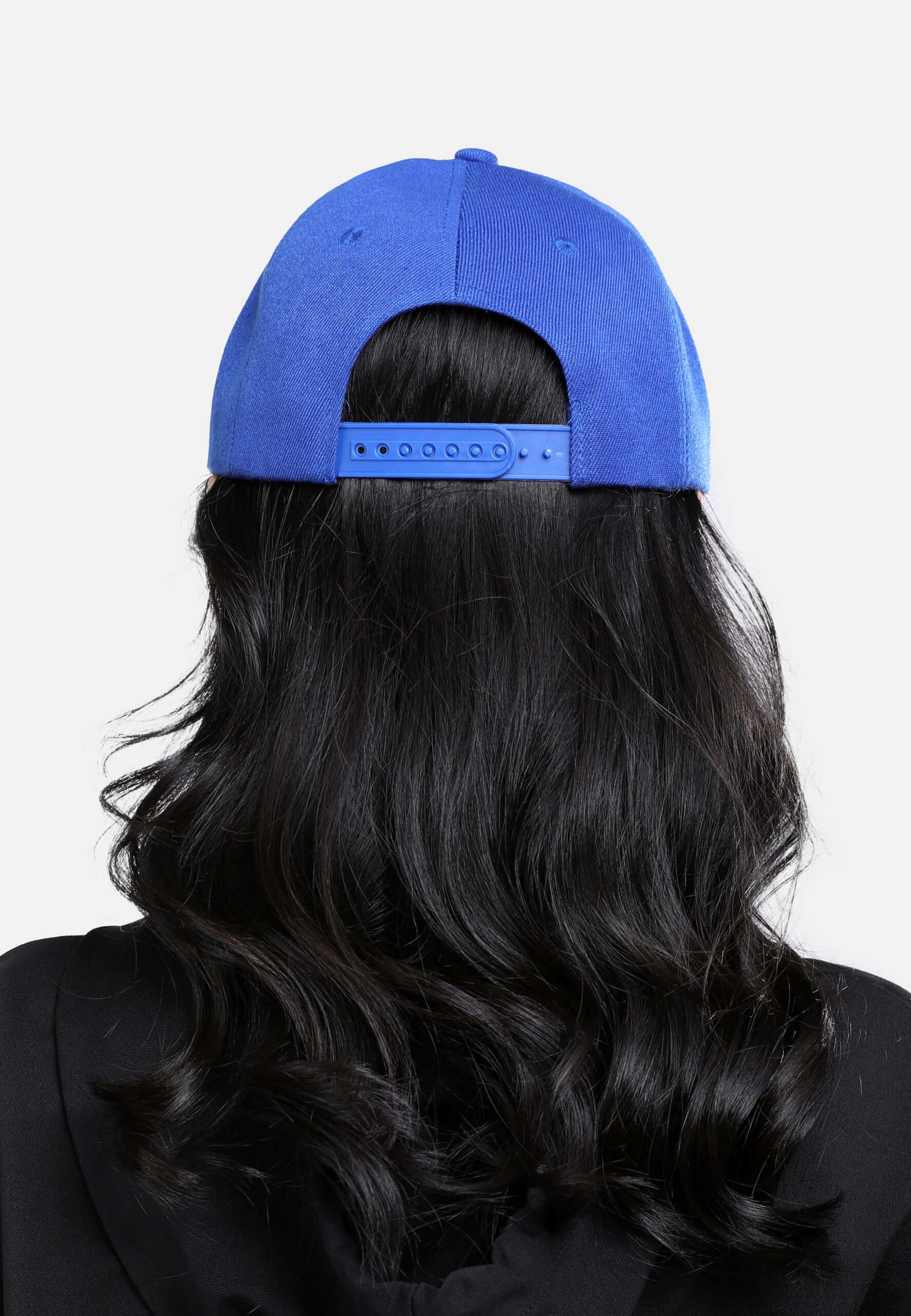 6 Panel Hip Hop Cap 100% Polyester Adult Unisex-Royal (P-C03-05) - Image 3