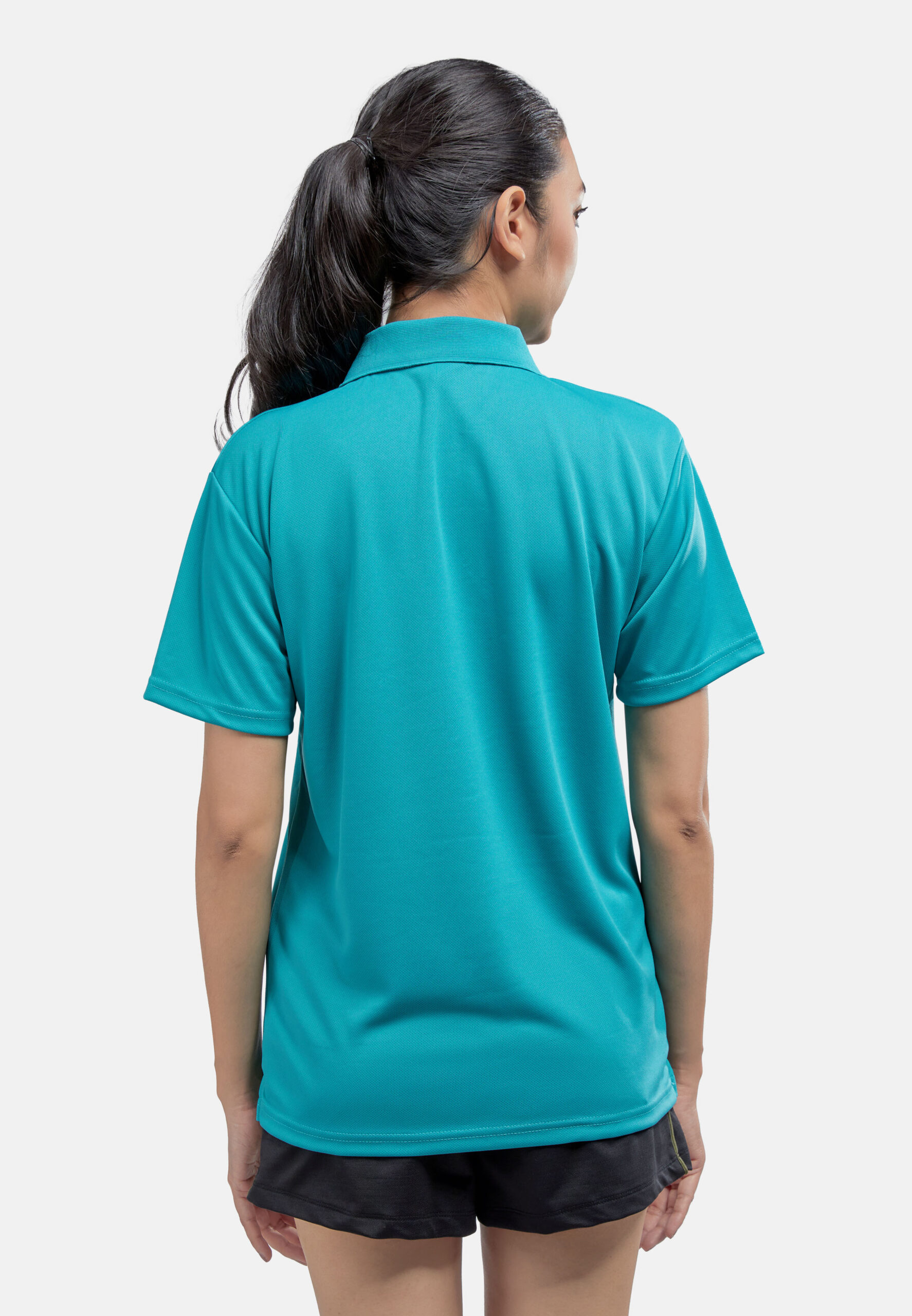 AIRtec Quick Dry Polo- Microfiber Mini Mesh-Turquoise Green (P-703-23) - Image 9