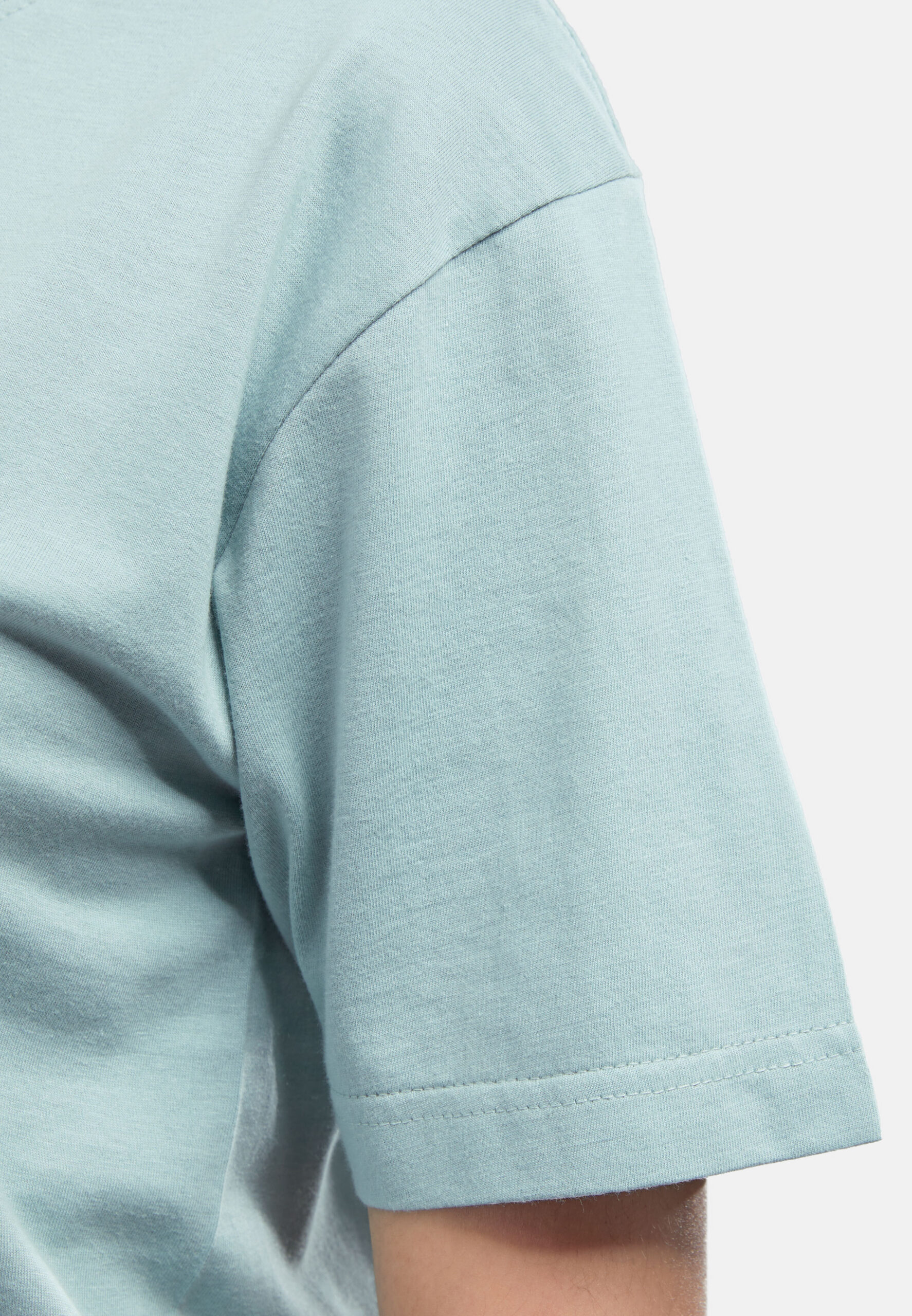 100% Cotton Round Neck (160 grams)- Blue Haze (P-901-11) - Image 9