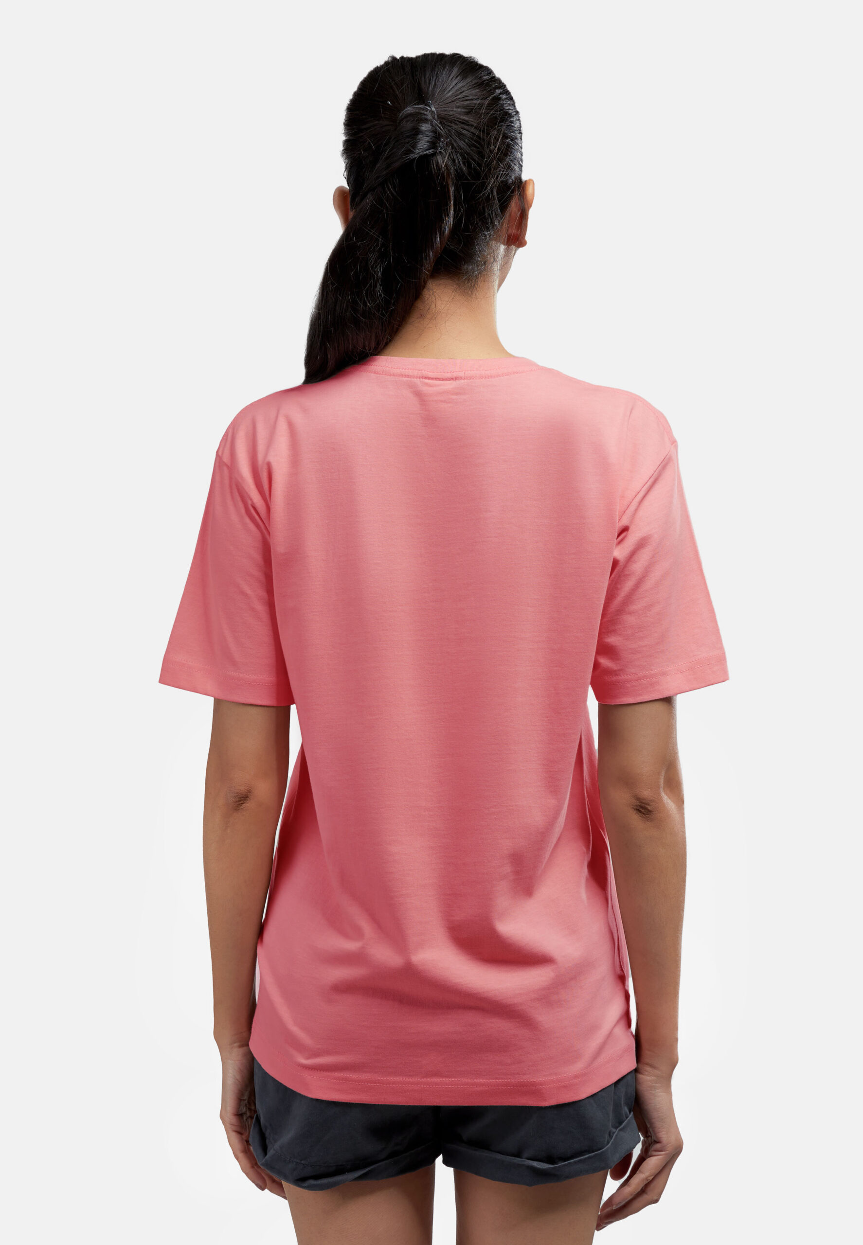 100% Cotton Round Neck (160 grams)- Tea Rose (P-901-39) - Image 3