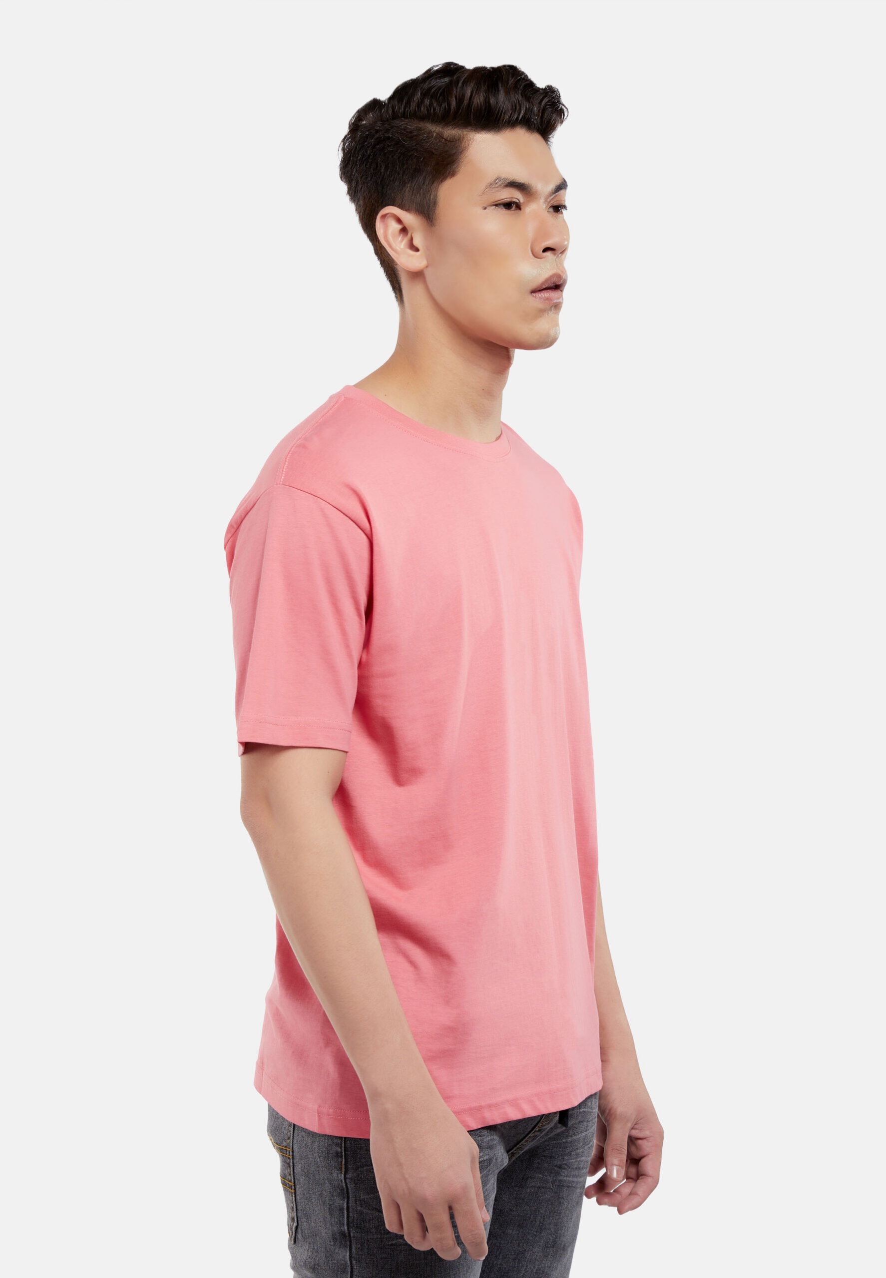 100% Cotton Round Neck (160 grams)- Tea Rose (P-901-39) - Image 9