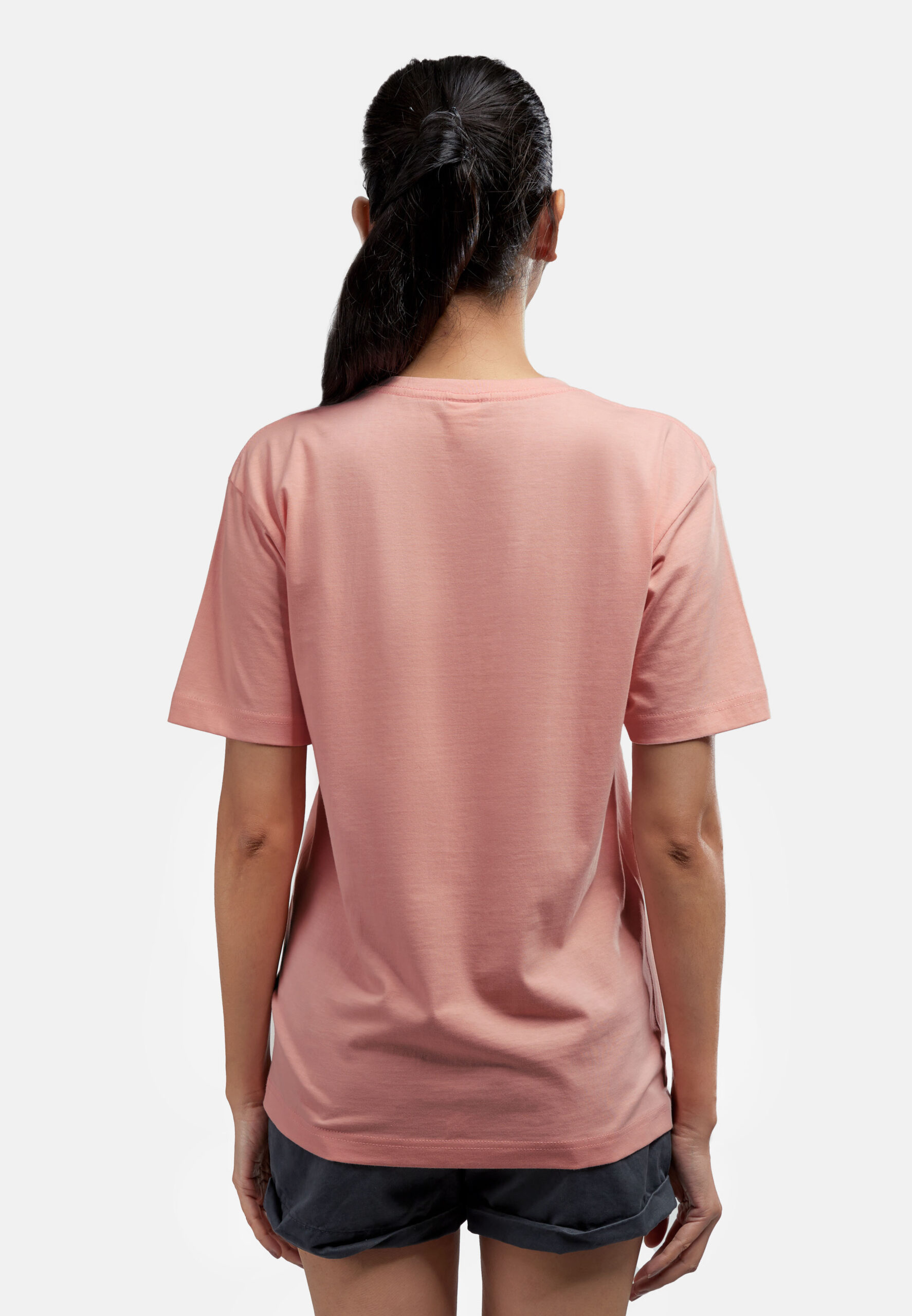 100% Cotton Round Neck (160 grams)- Rose Dawn (P-901-40) - Image 8