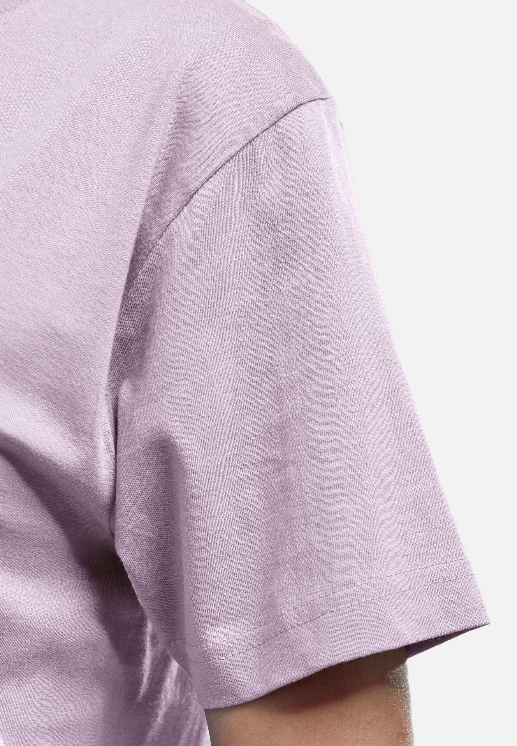 100% Cotton Round Neck (160 grams)- Light Purple (P-901-45) - Image 5