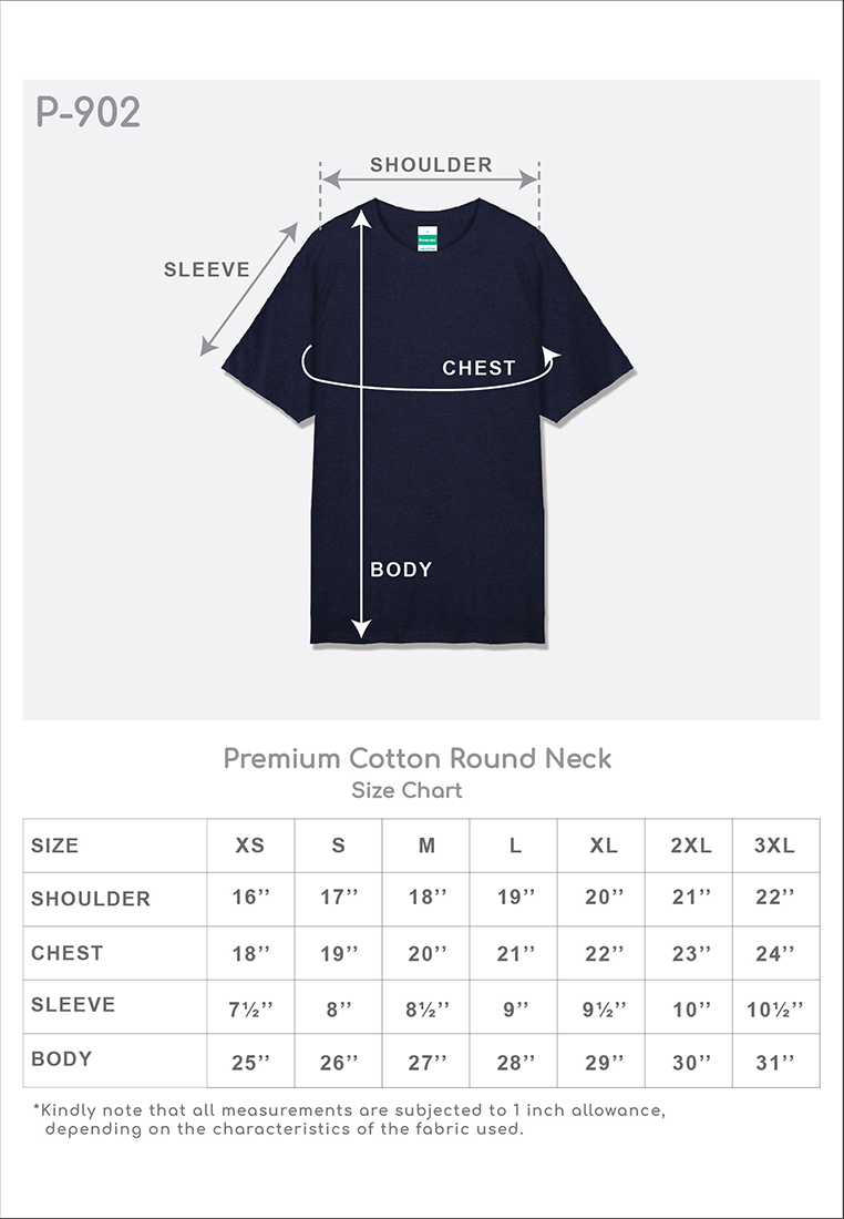 Premium Cotton Round Neck- Colony Blue (P-902-13) - Panbasic