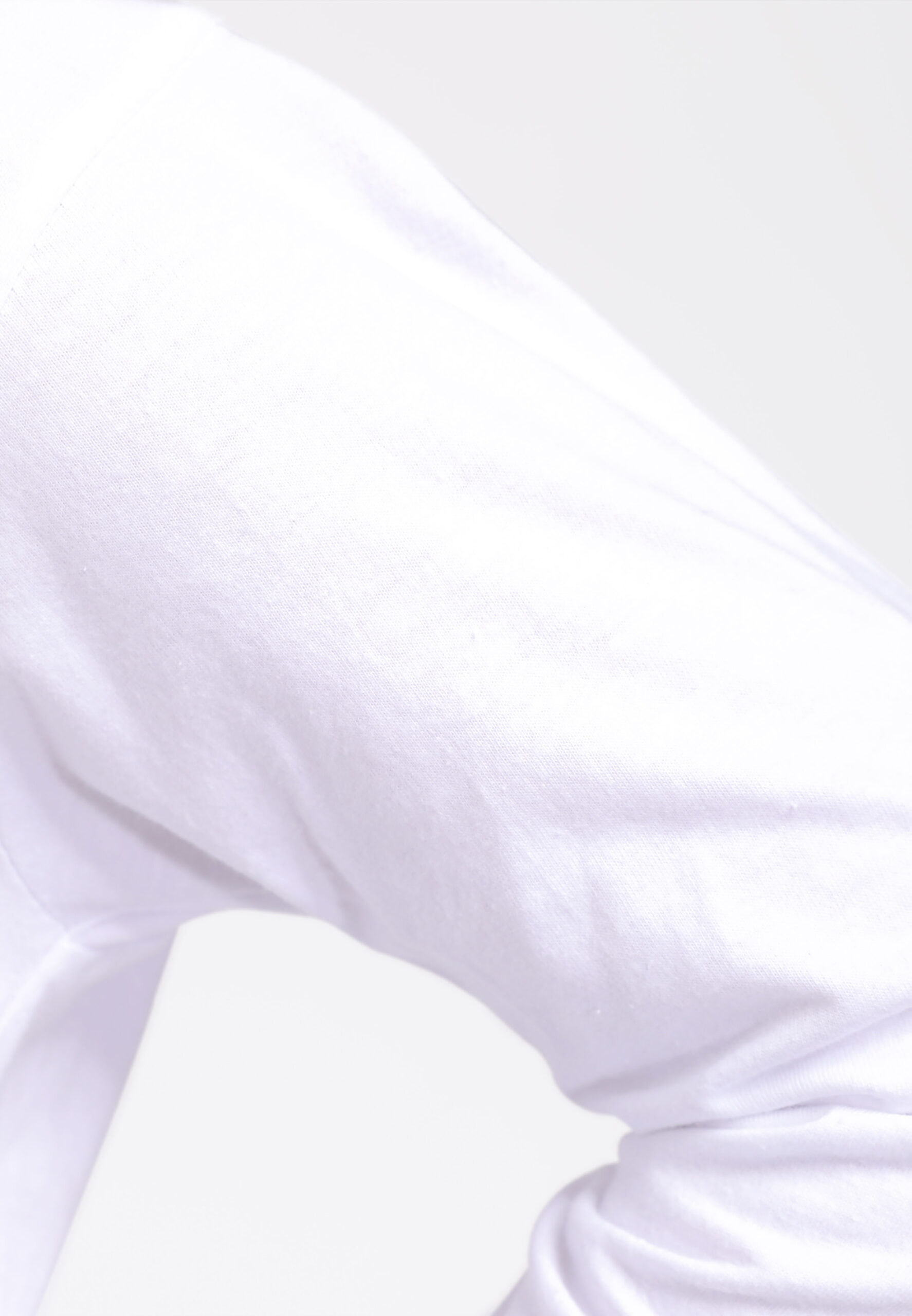 100% Cotton Long Sleeve Round Neck Kids-White (PK-601-01) - Image 5