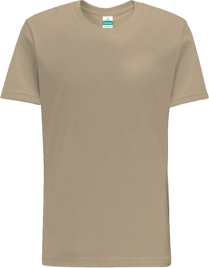 100 Cotton Round Neck (160 grams) Light Khaki (P90162) Panbasic